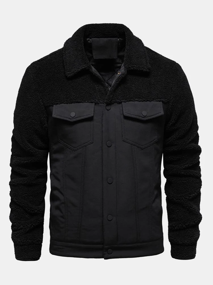 Gepolsterte Teddy-Jacke mit Futter und Einsätzen - Image 5