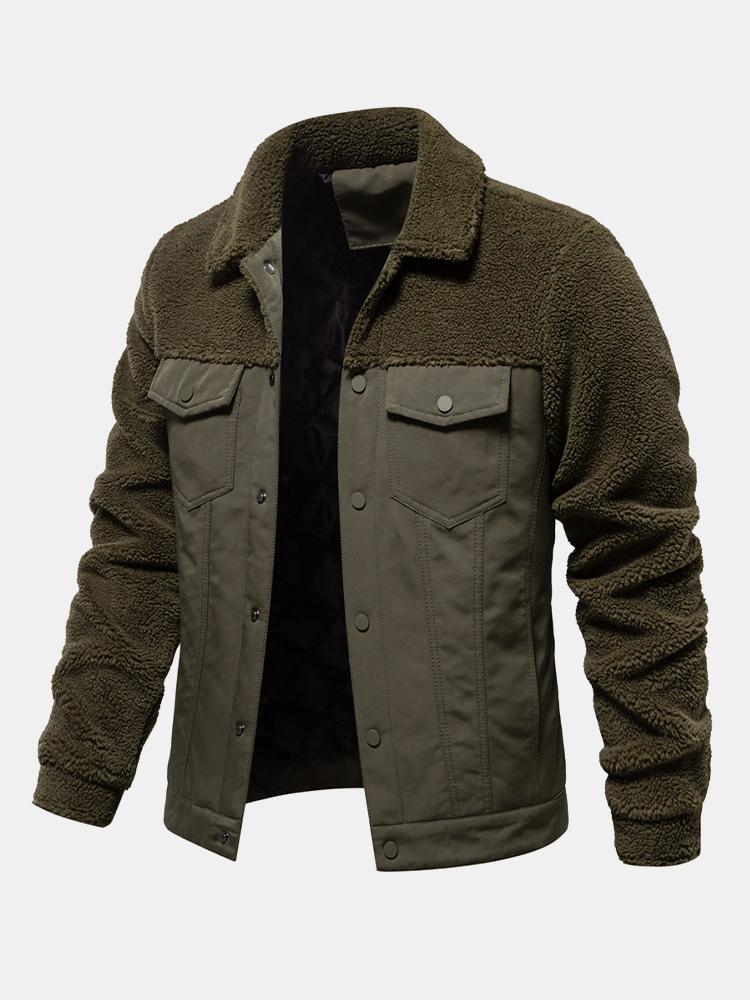 Gepolsterte Teddy-Jacke mit Futter und Einsätzen - Image 7