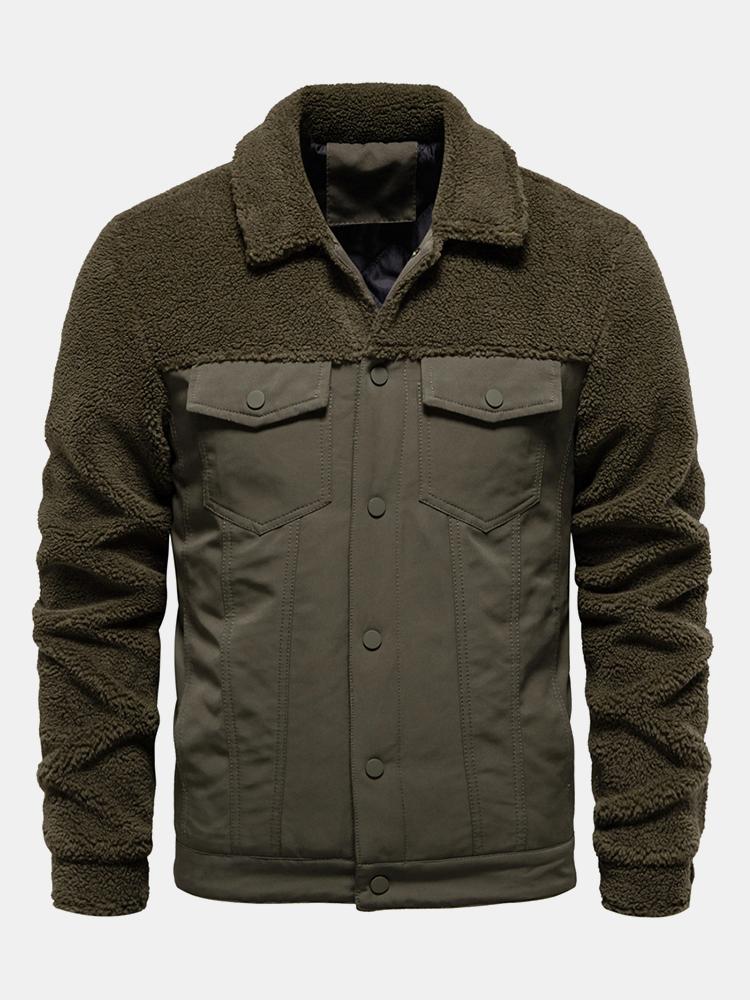 Gepolsterte Teddy-Jacke mit Futter und Einsätzen - Image 8