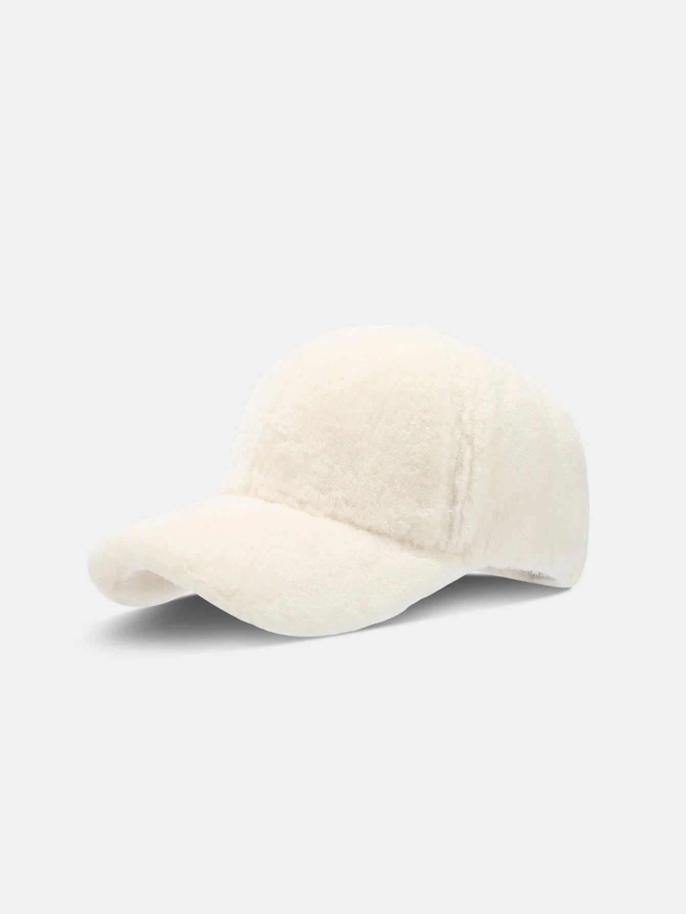 Faux Kaninchenfell Plüsch Warm Baseballmütze - Image 4
