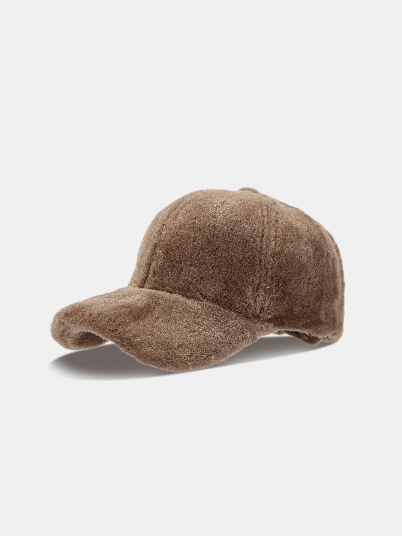Faux Kaninchenfell Plüsch Warm Baseballmütze - Image 5