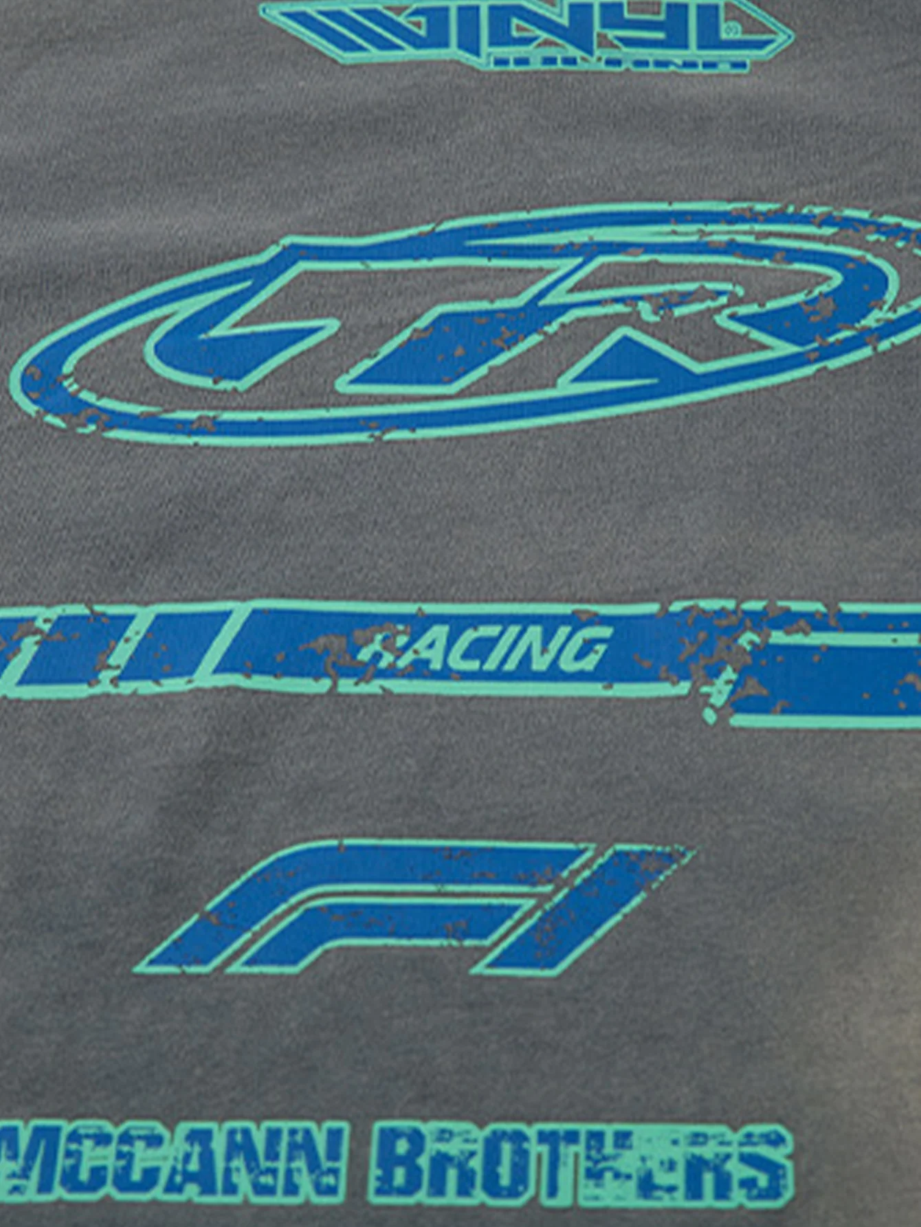 Racing Print Used-Look 2-in-1 T-Shirt - Image 5