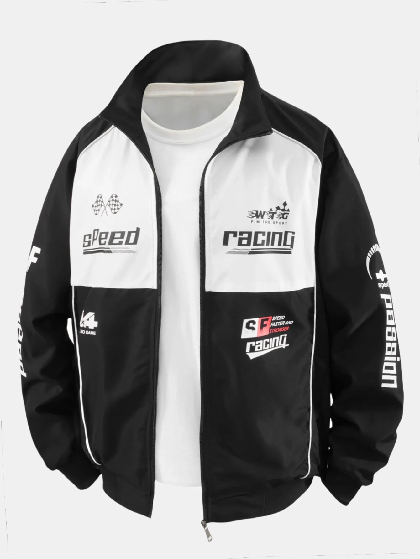 Renn-Print-Jacke