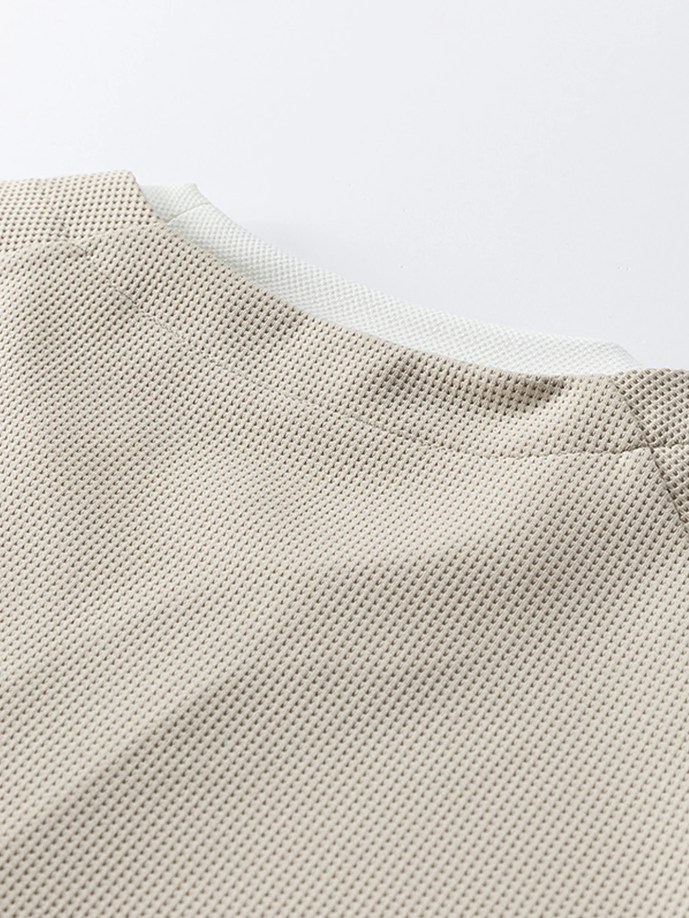 Raglanärmel 2 in 1 Waffel-T-Shirt - Image 9