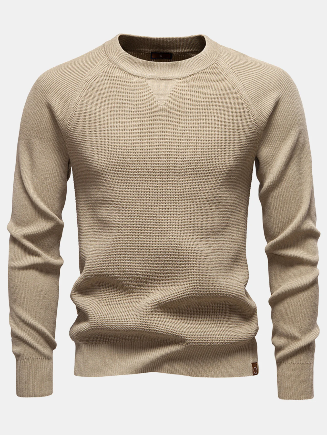 Raglanärmel Strukturierter Pullover - Image 3