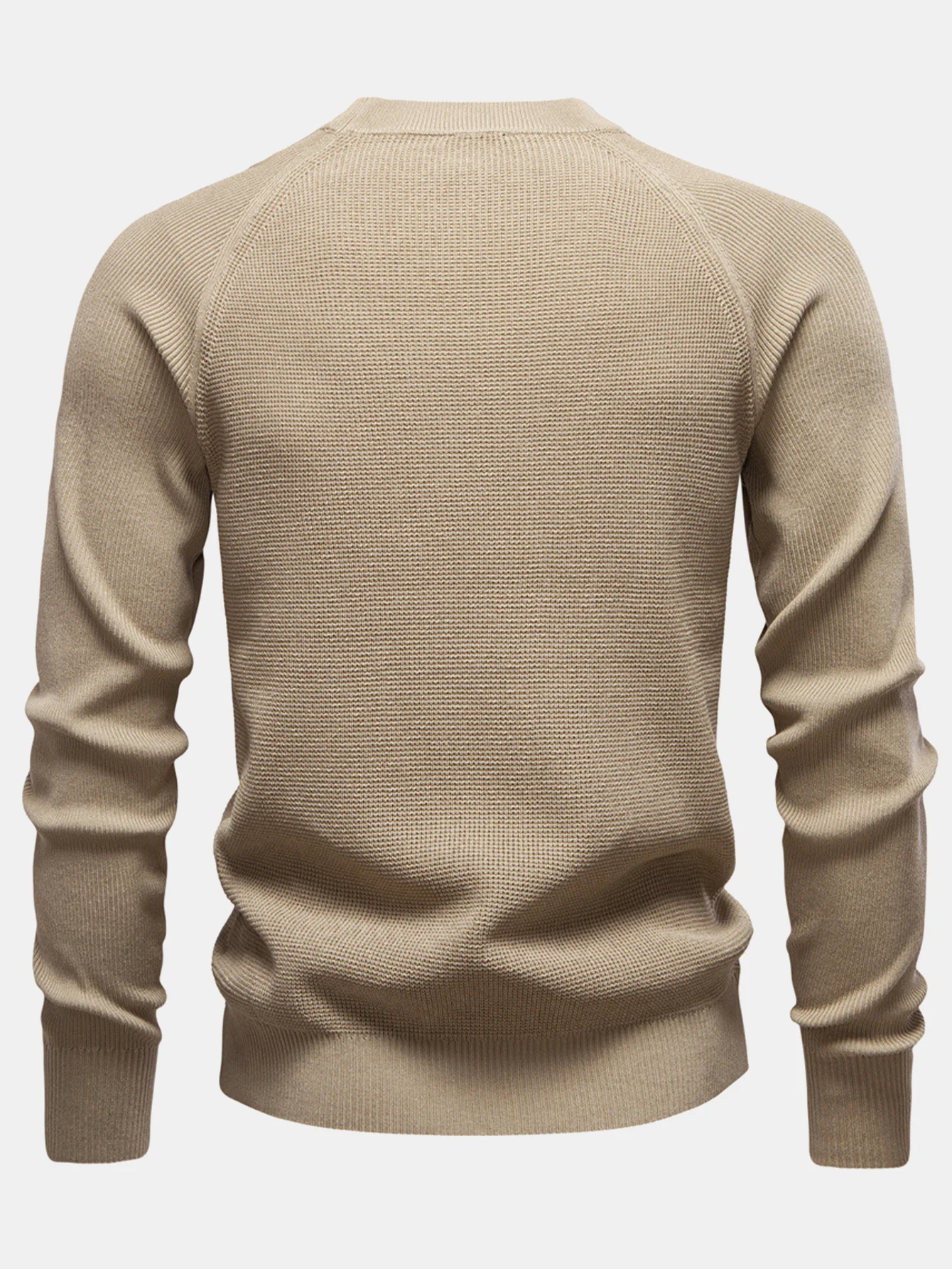 Raglanärmel Strukturierter Pullover - Image 4