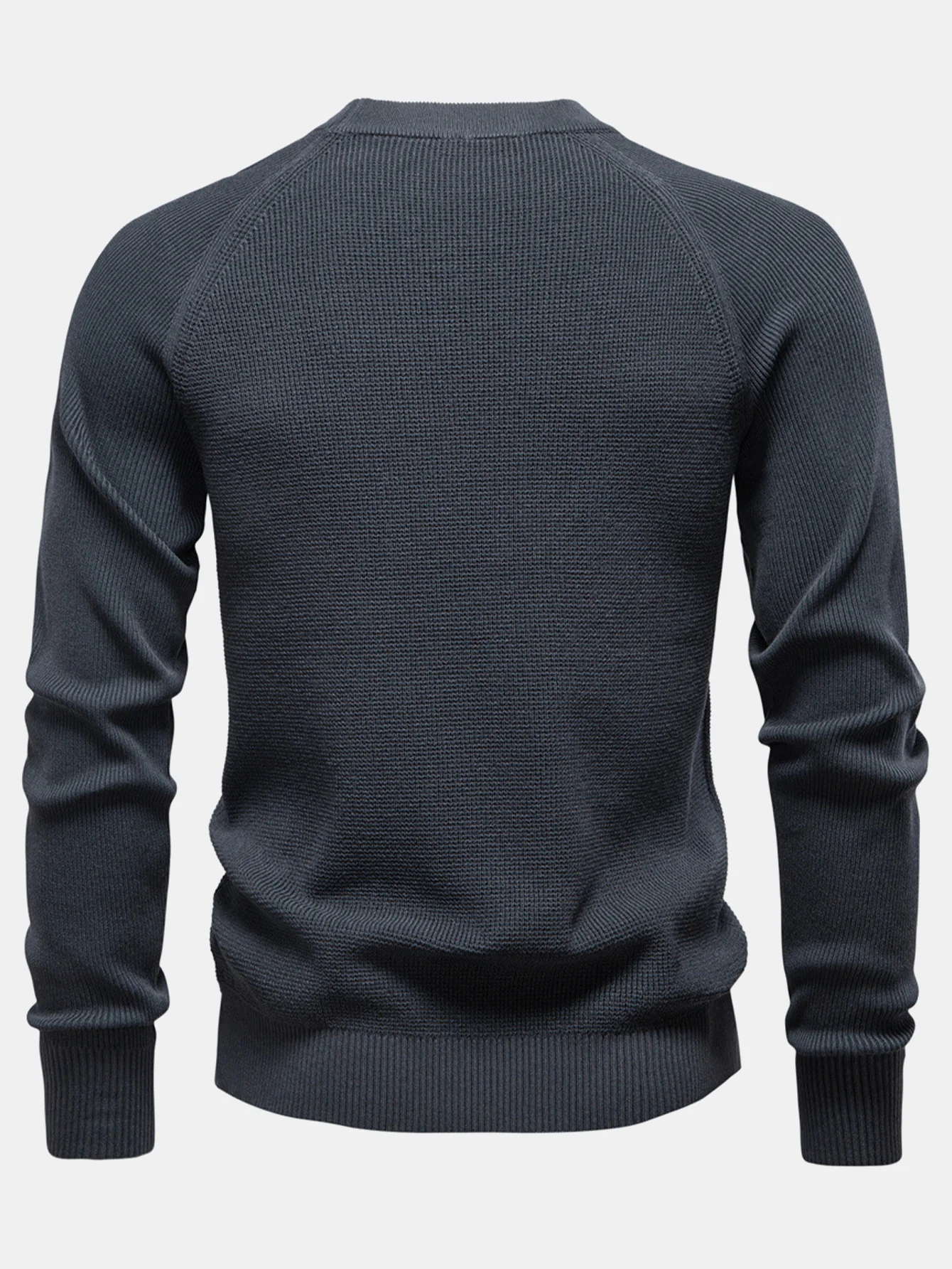 Raglanärmel Strukturierter Pullover - Image 8