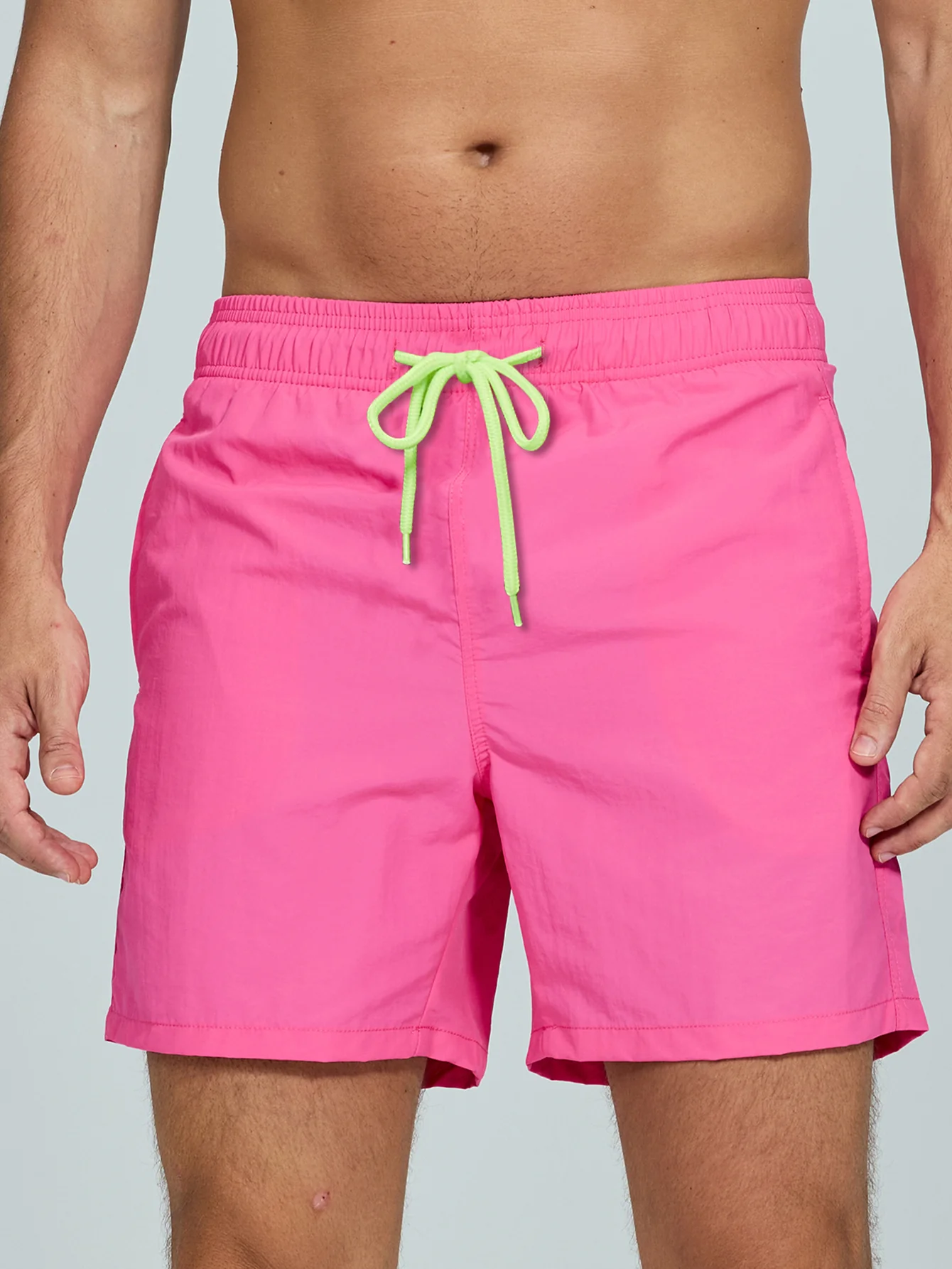 Colorful Tiger Patchwork Button Up Shirt & Swim Shorts - Image 6