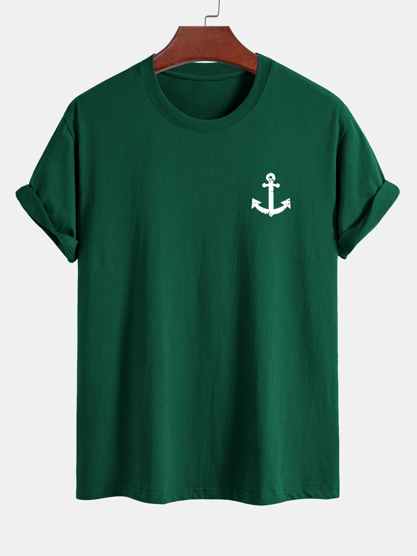 Regular Fit Ankerdruck Baumwoll-T-Shirt - Image 10