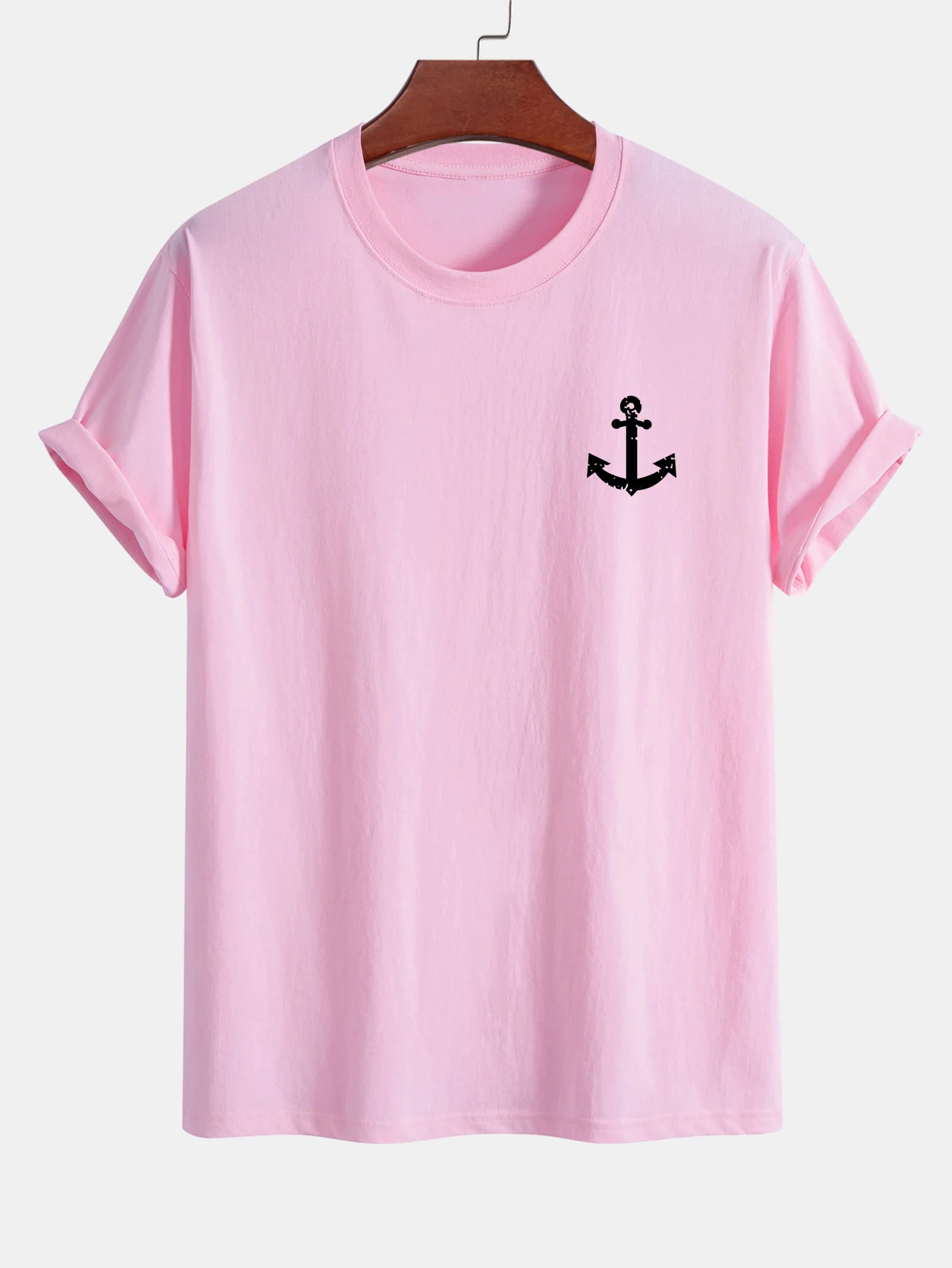 Regular Fit Ankerdruck Baumwoll-T-Shirt - Image 12