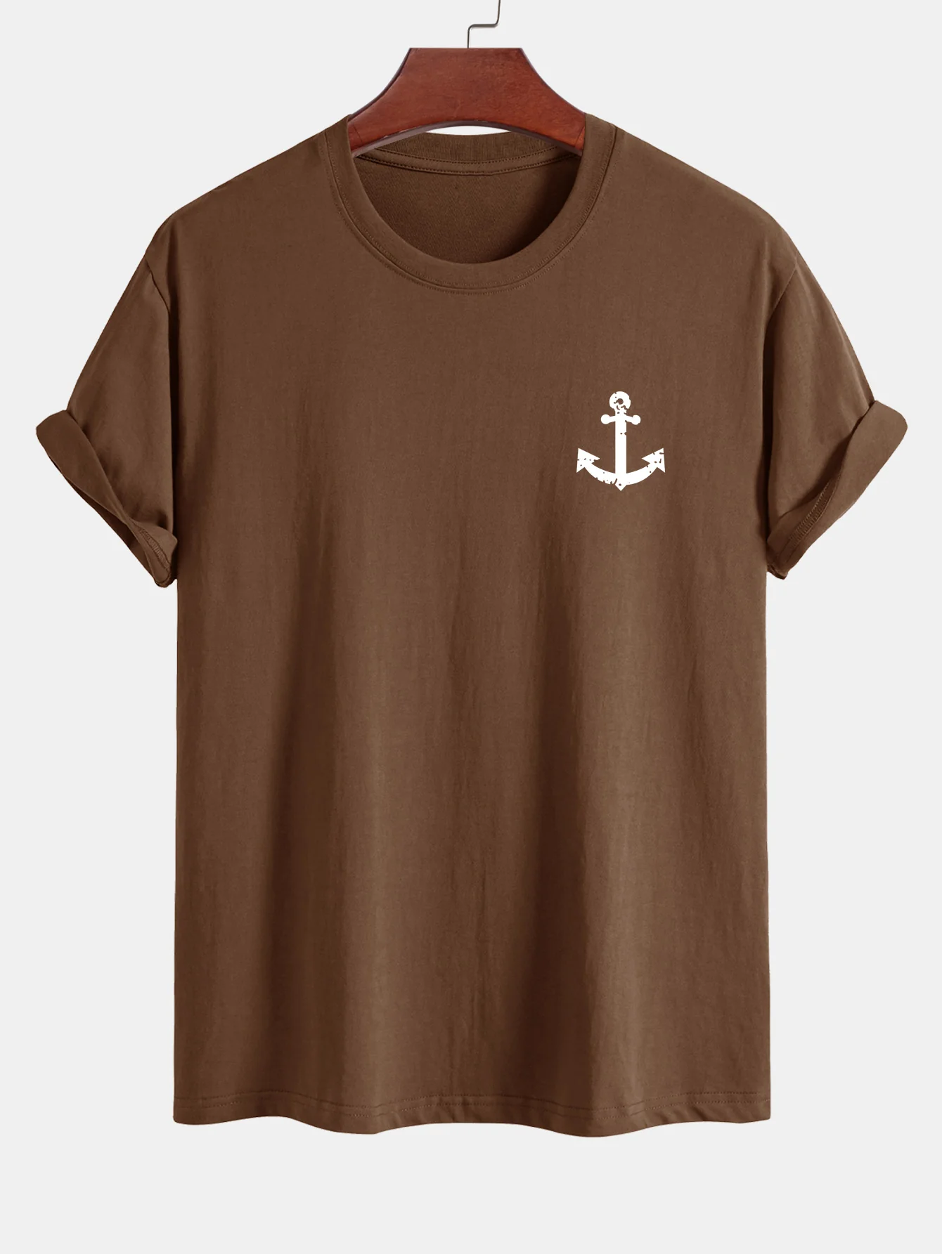 Regular Fit Ankerdruck Baumwoll-T-Shirt - Image 6