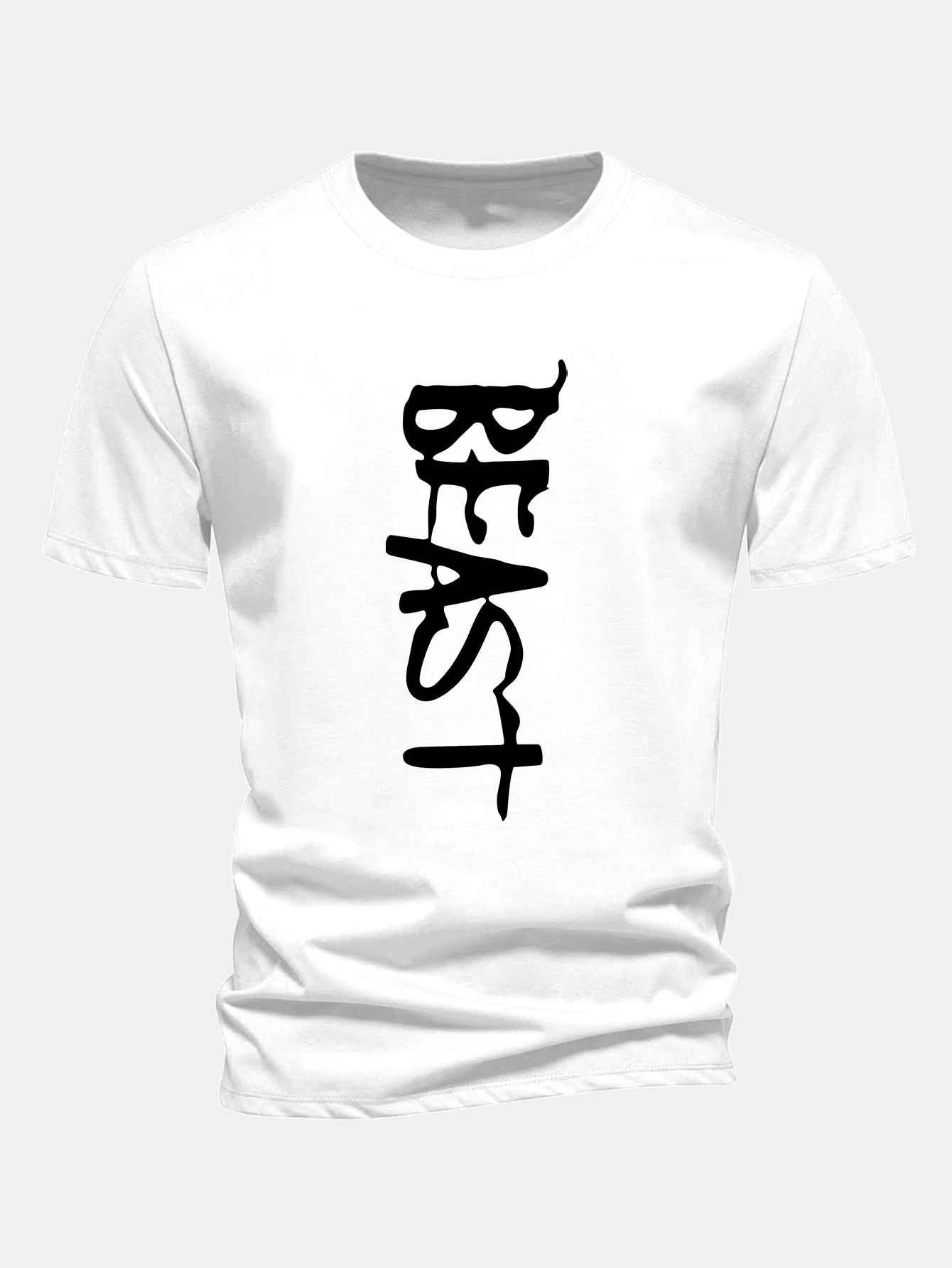 Regular Fit Beast Print Baumwoll-T-Shirt - Image 3