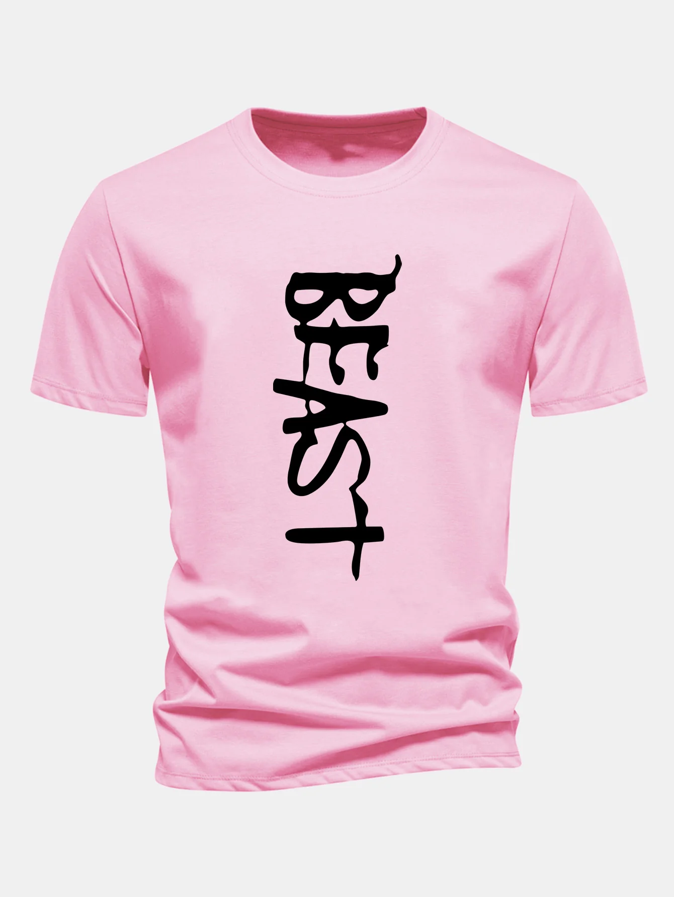 Regular Fit Beast Print Baumwoll-T-Shirt - Image 6