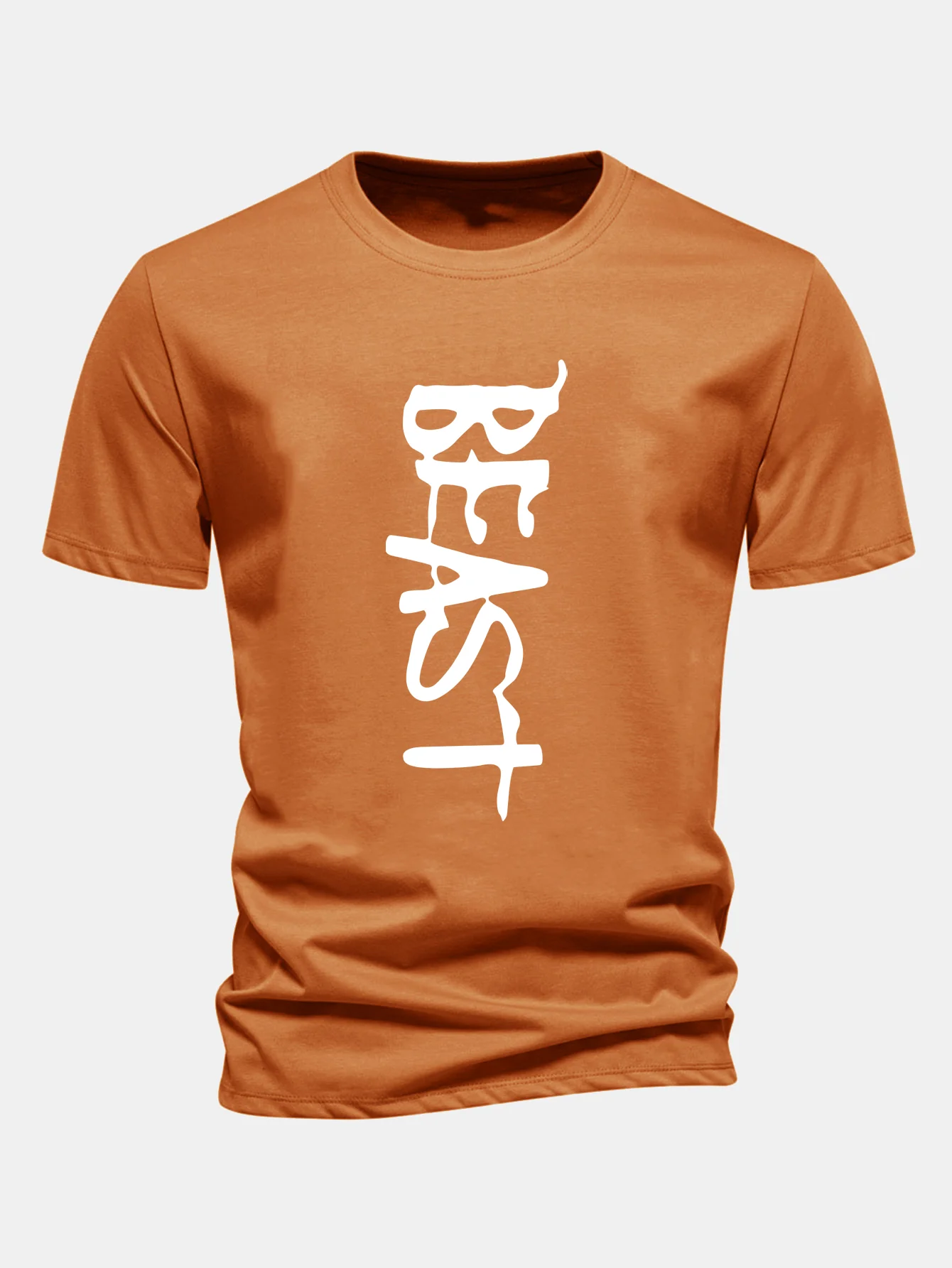 Regular Fit Beast Print Baumwoll-T-Shirt - Image 9
