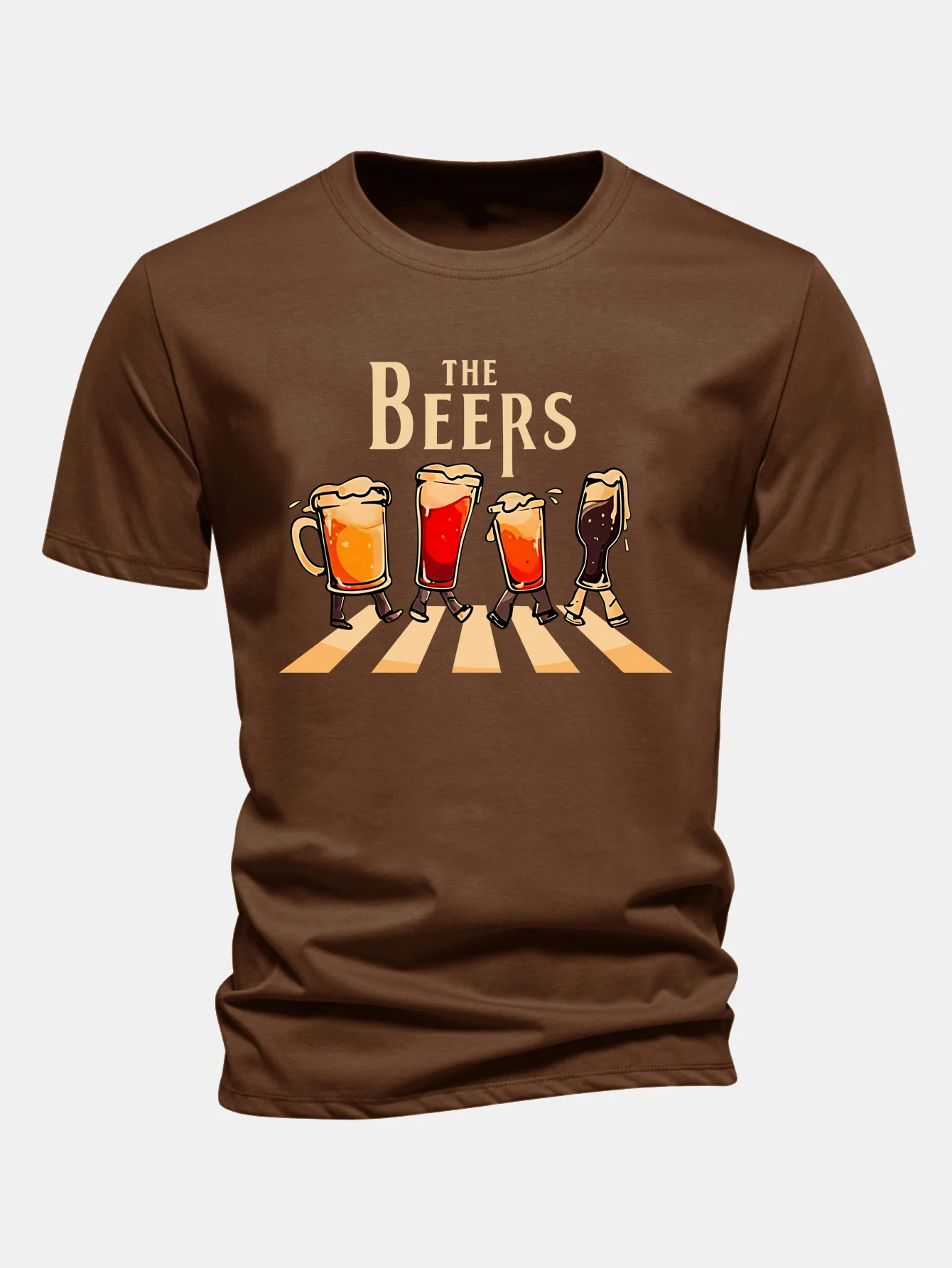 Regular Fit T-Shirt aus Baumwolle mit Bierdruck - Image 10