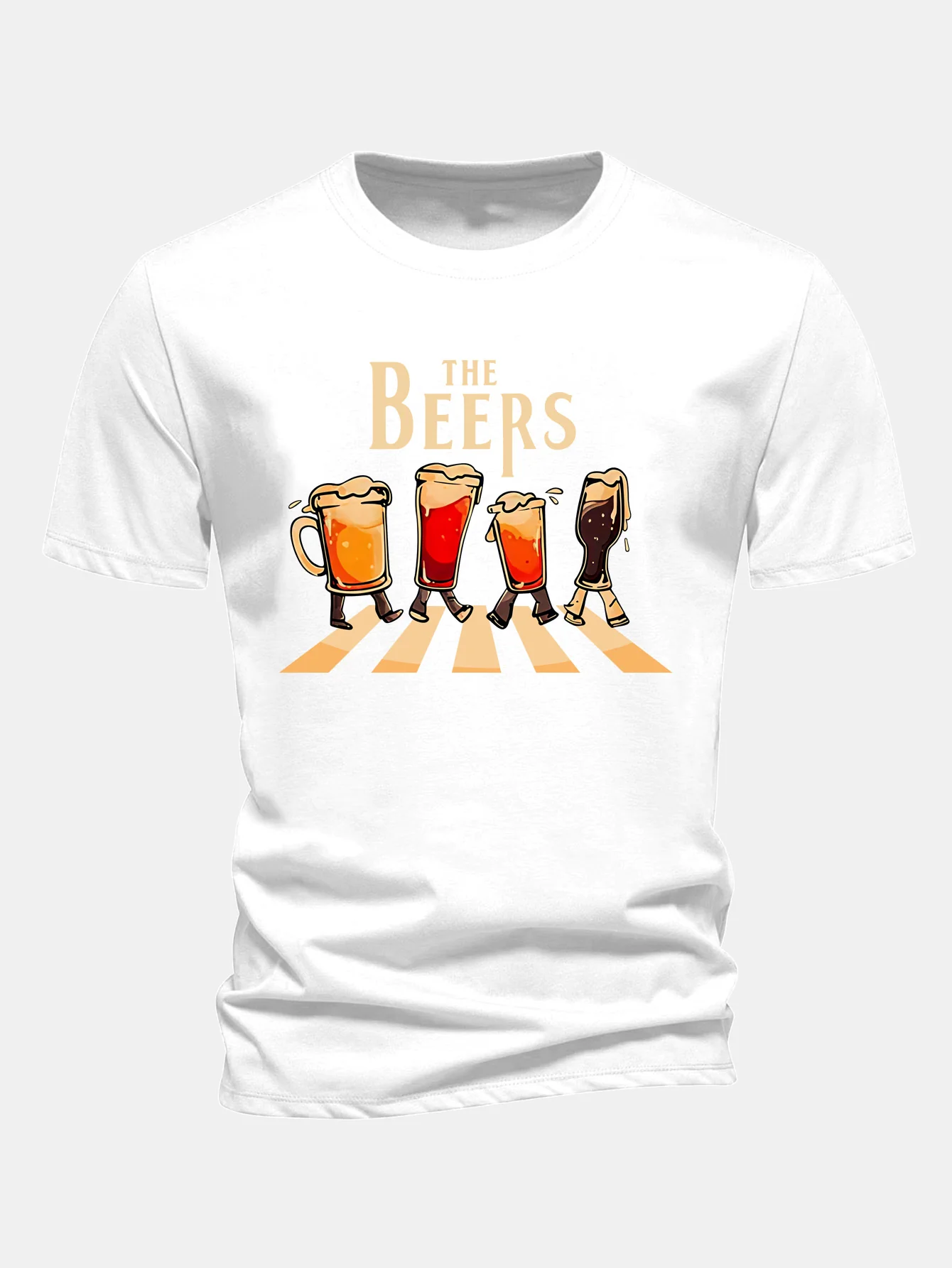 Regular Fit T-Shirt aus Baumwolle mit Bierdruck - Image 5