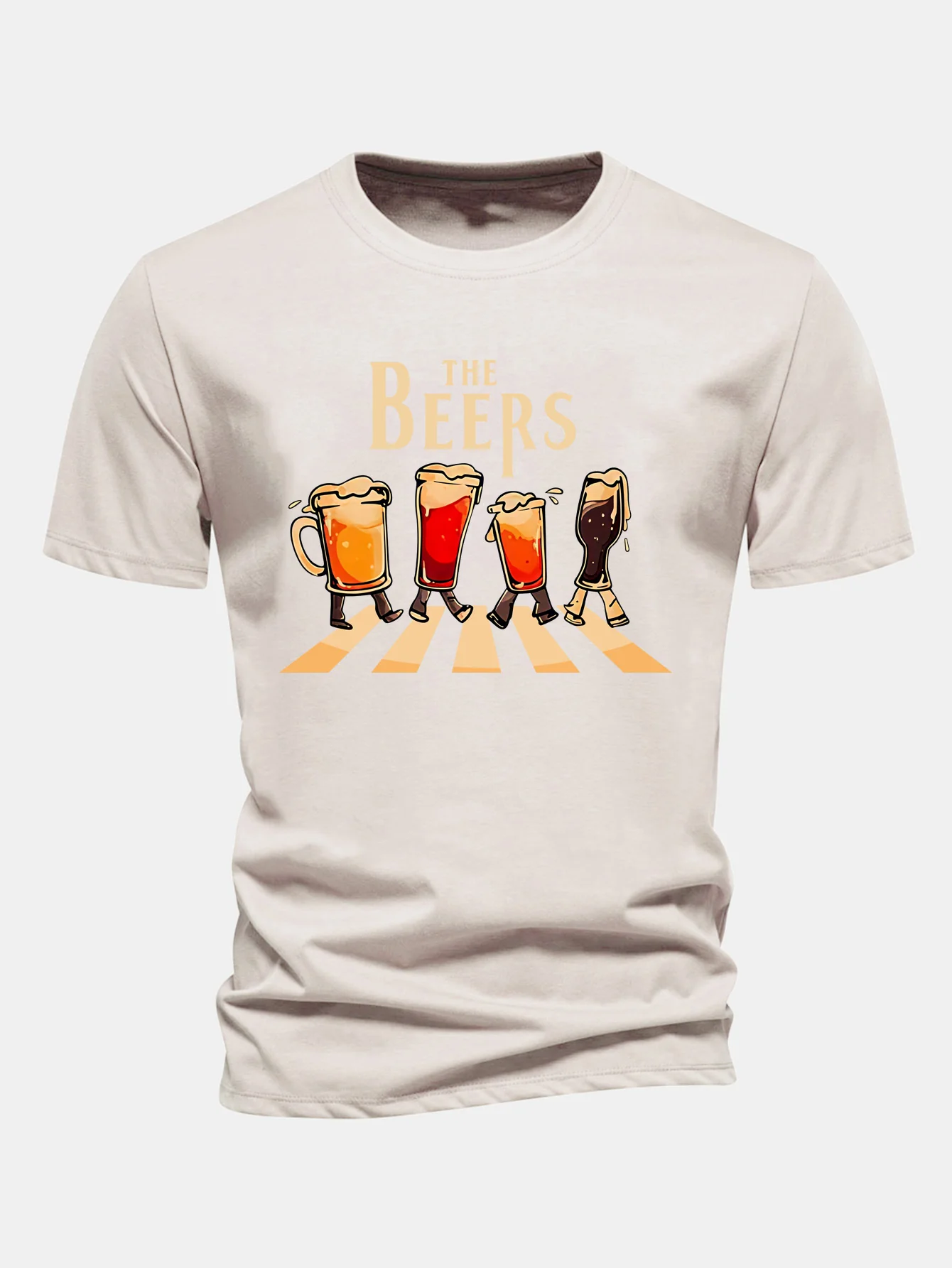 Regular Fit T-Shirt aus Baumwolle mit Bierdruck - Image 6