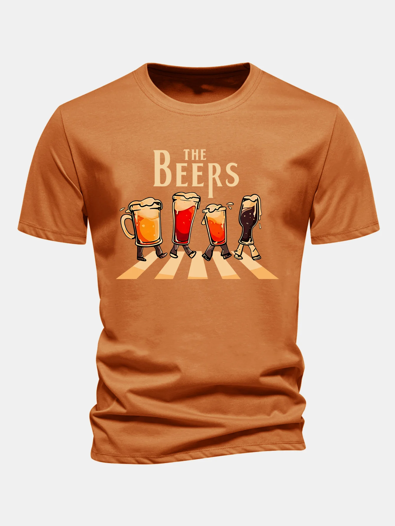 Regular Fit T-Shirt aus Baumwolle mit Bierdruck - Image 8