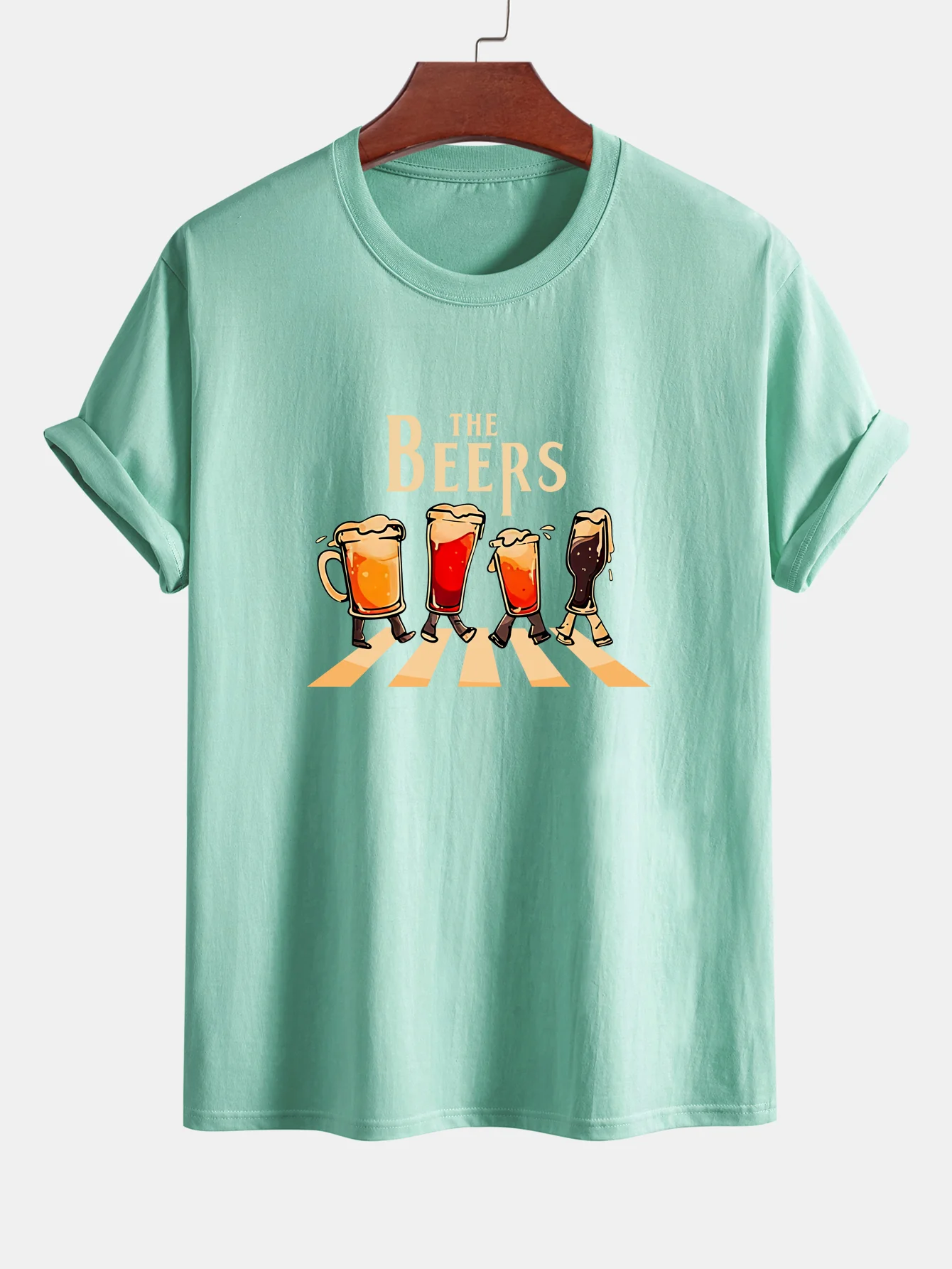 Regular Fit T-Shirt aus Baumwolle mit Bierdruck - Image 11