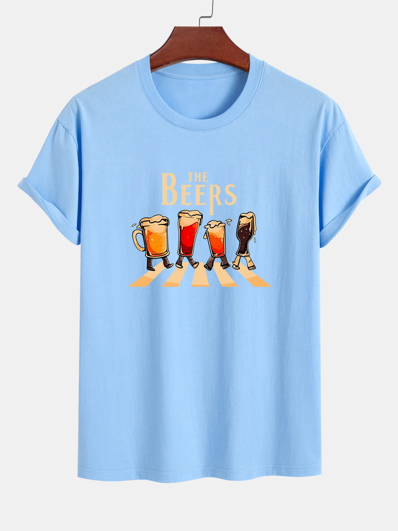 Regular Fit T-Shirt aus Baumwolle mit Bierdruck - Image 12