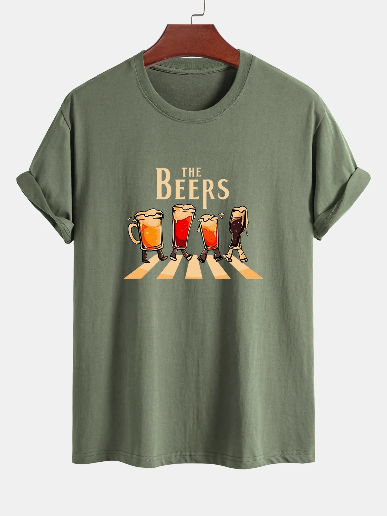 Regular Fit T-Shirt aus Baumwolle mit Bierdruck - Image 13
