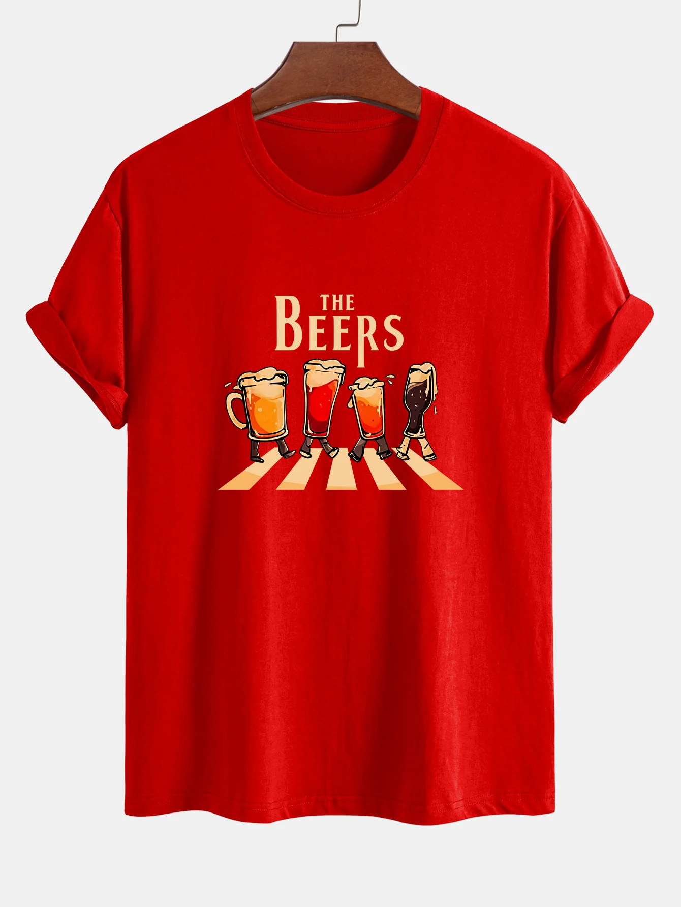 Regular Fit T-Shirt aus Baumwolle mit Bierdruck - Image 14