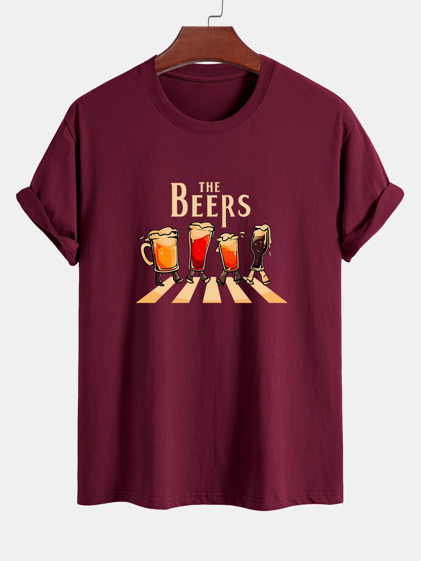 Regular Fit T-Shirt aus Baumwolle mit Bierdruck - Image 7