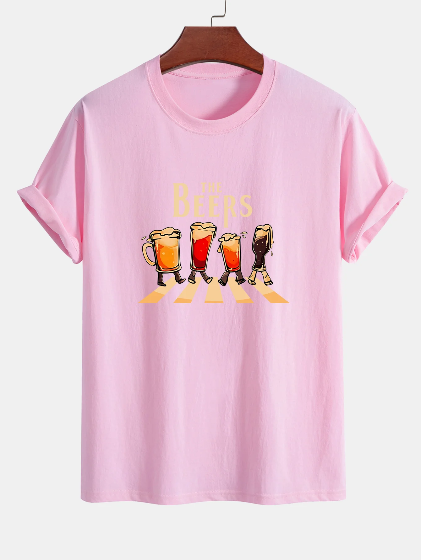 Regular Fit T-Shirt aus Baumwolle mit Bierdruck - Image 9