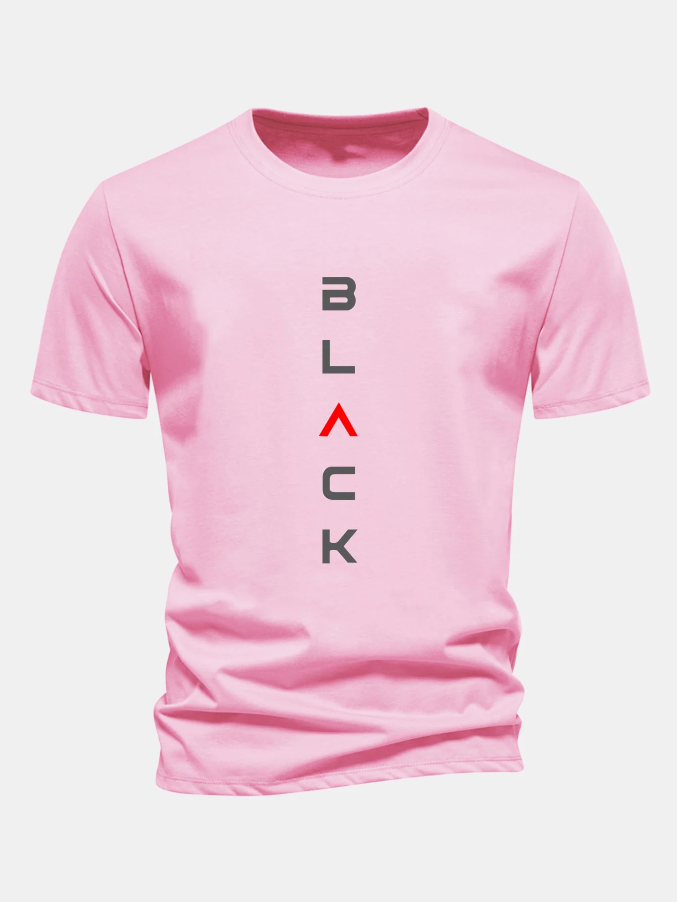 Regular Fit Schwarzes Bedrucktes Baumwoll-T-Shirt - Image 9
