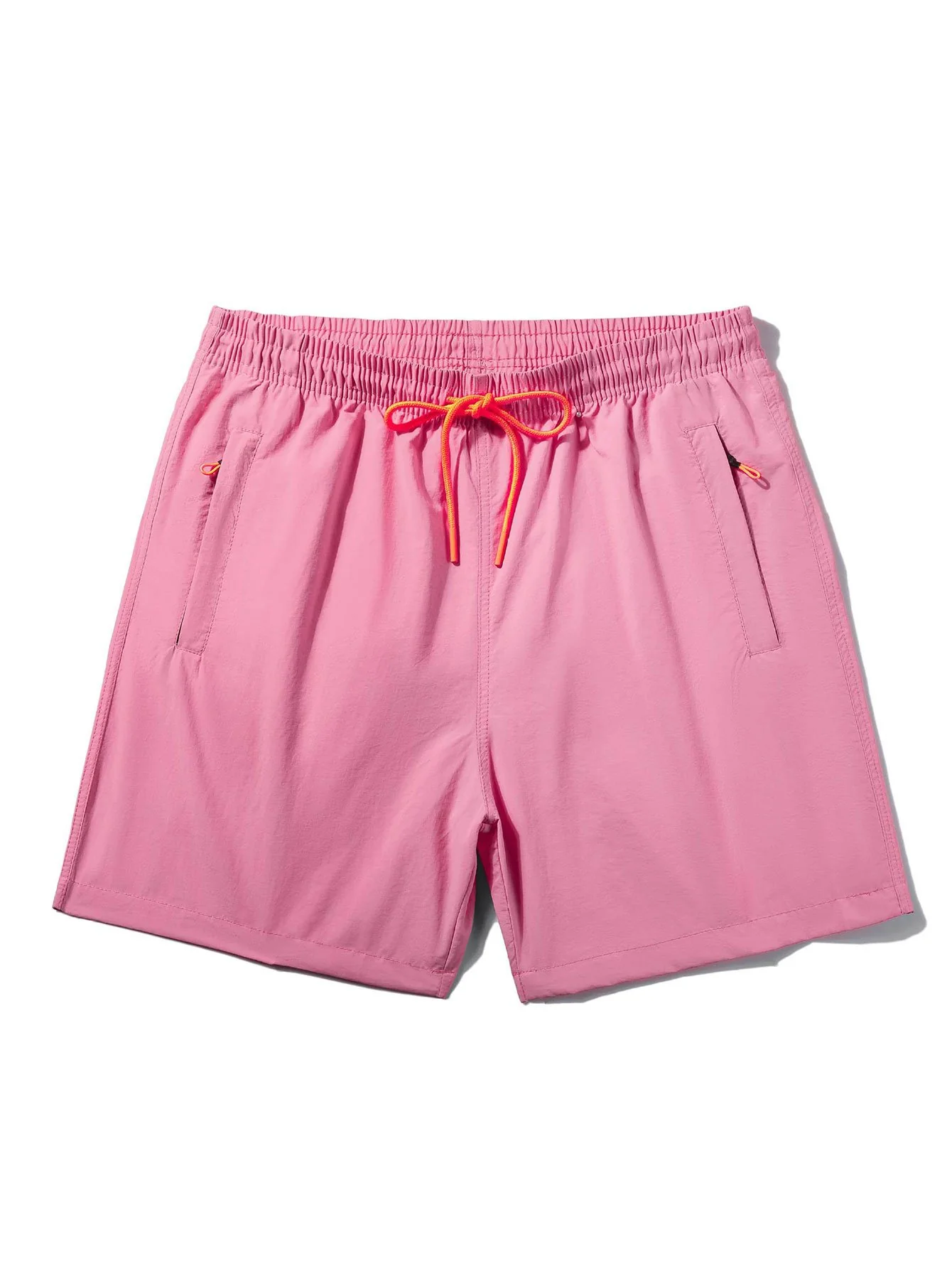 Regular Fit Buntes Sun Salt Sand Print Baumwoll-T-Shirt & Zip Pocket Swim Shorts - Image 5