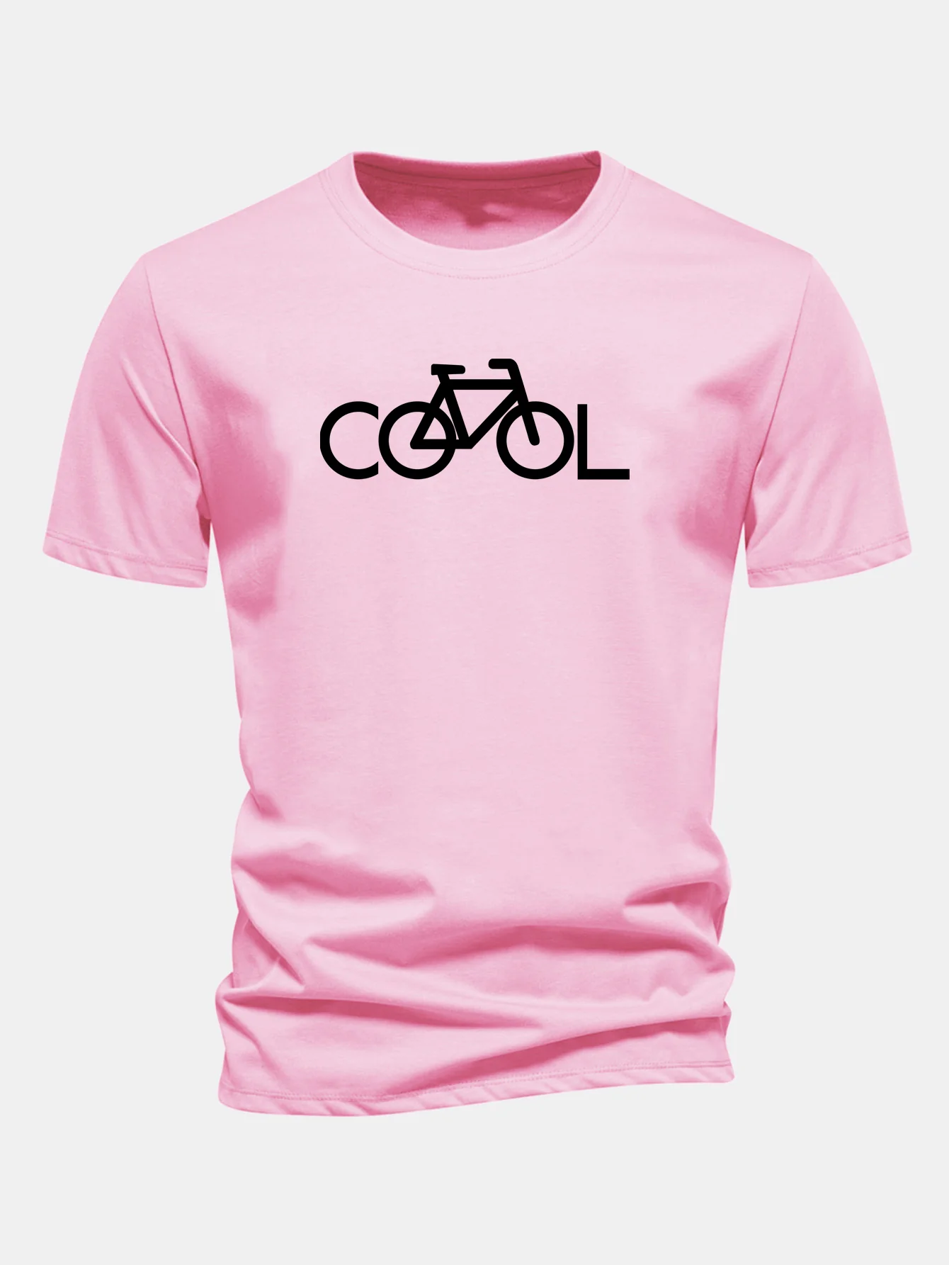 Regular Fit Cool Bicycle Print Cotton T-Shirt - Image 7