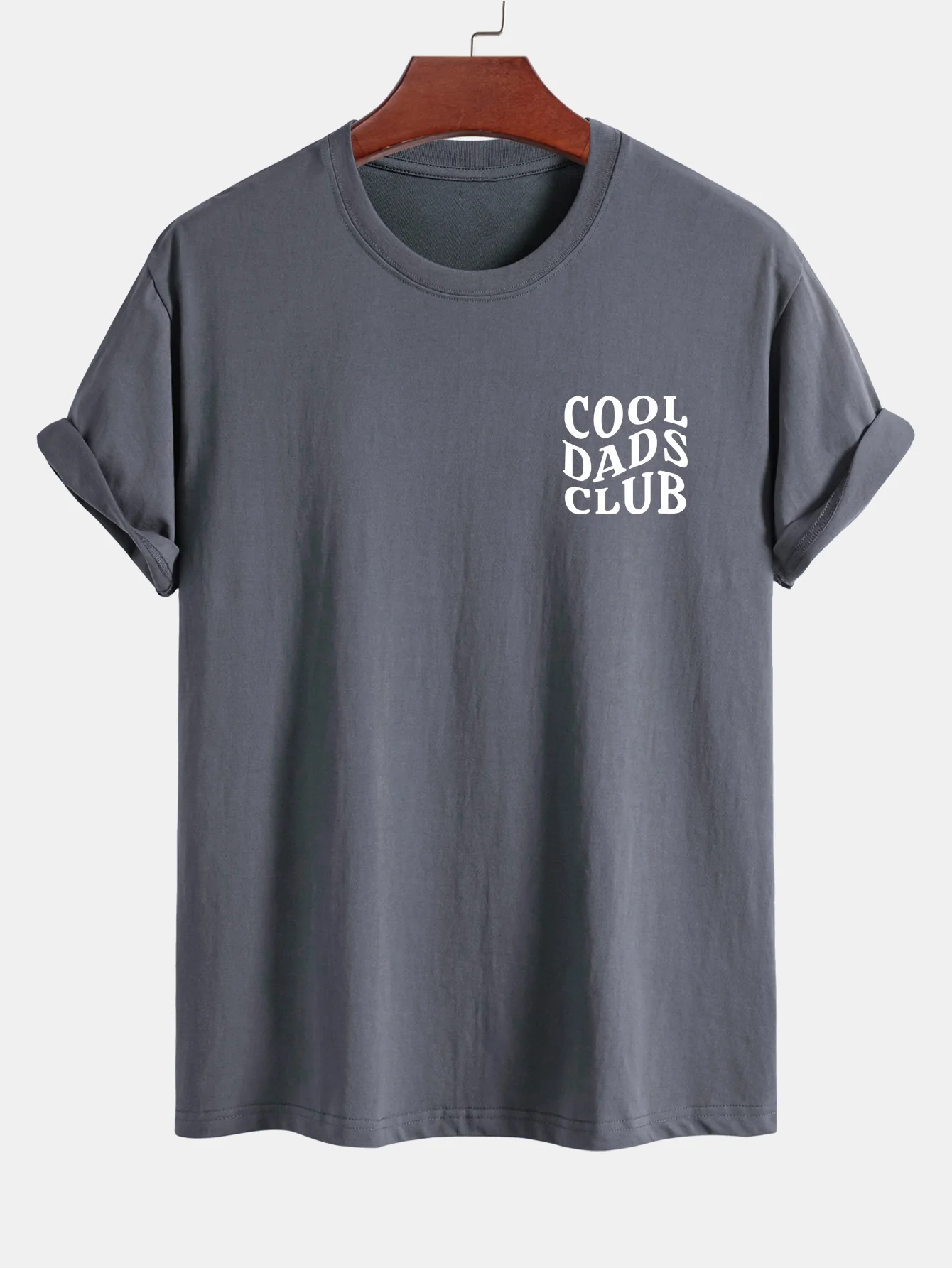 Regular Fit Cool Dads Club Print Baumwoll-T-Shirt - Image 3