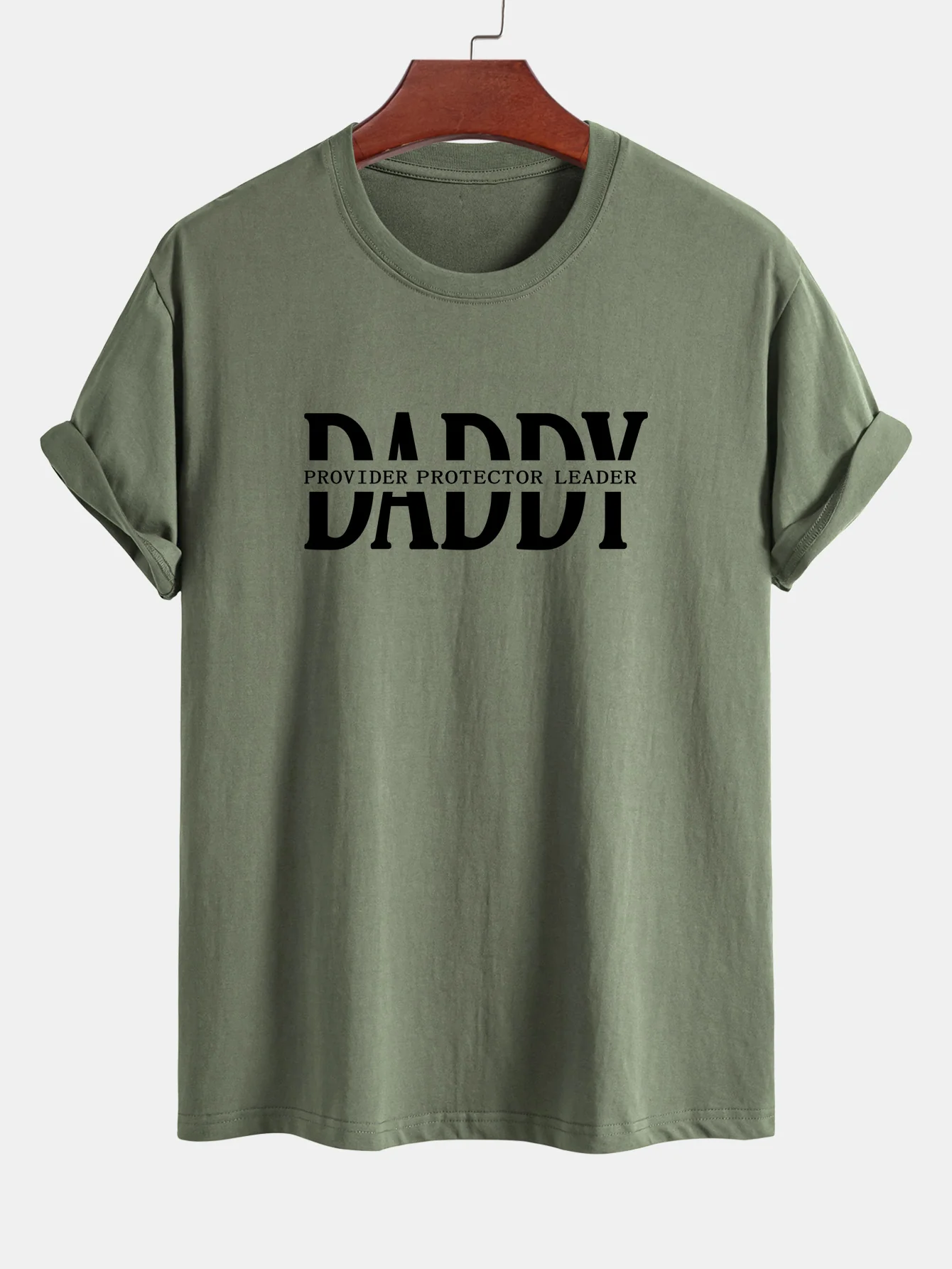 Regular Fit Daddy Print Baumwoll-T-Shirt - Image 4