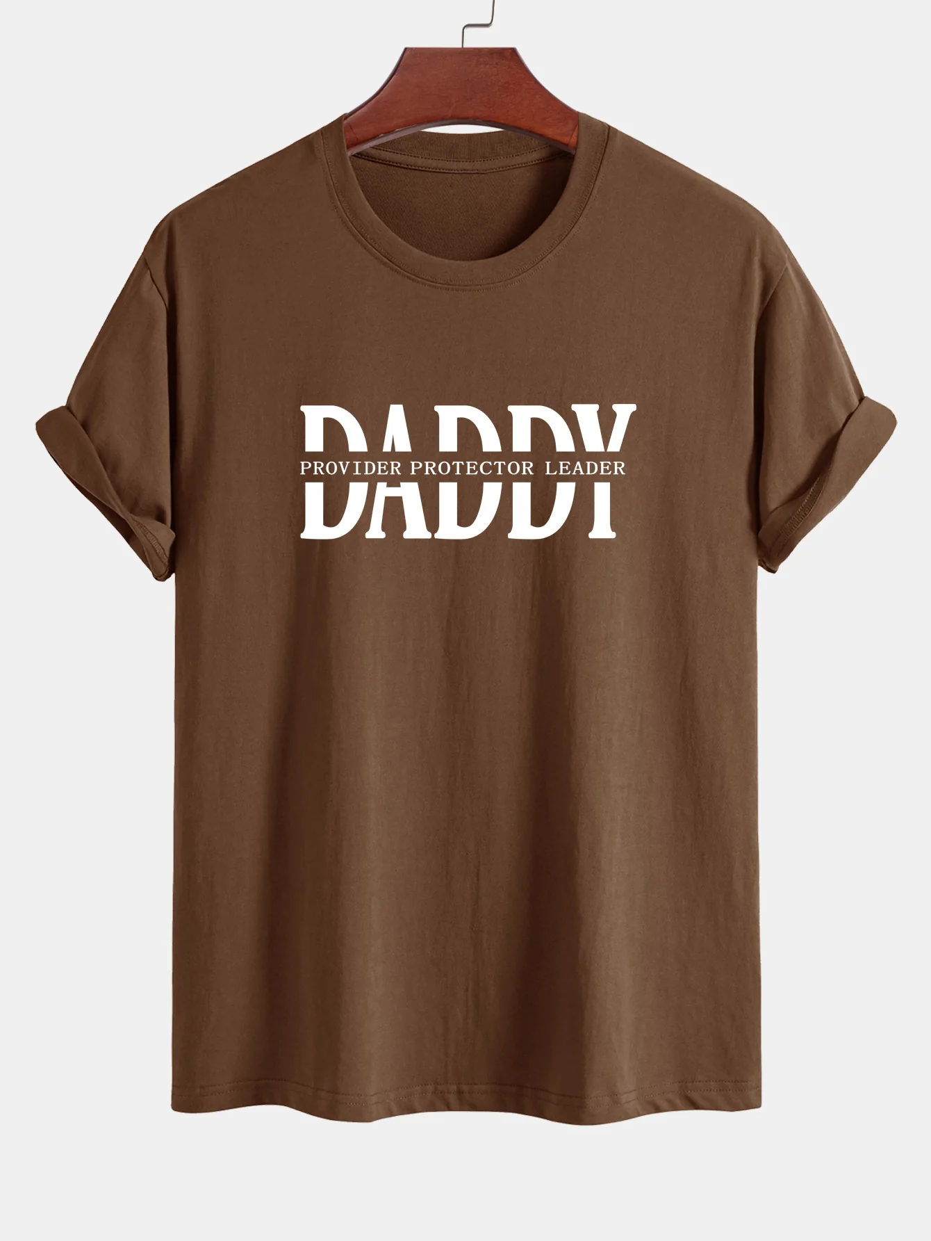 Regular Fit Daddy Print Baumwoll-T-Shirt - Image 5