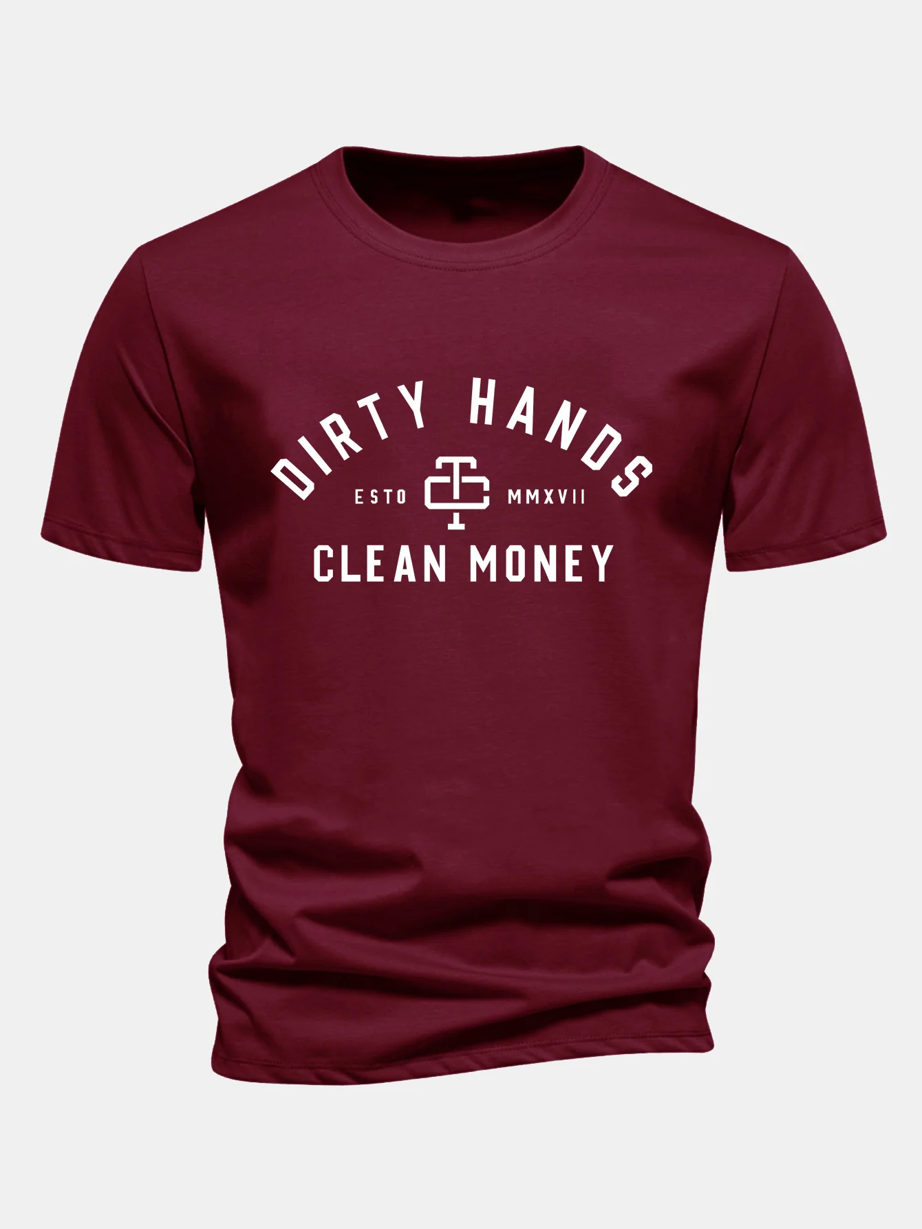 Regular Fit Dirty Hands Clean Money Bedrucktes Baumwoll-T-Shirt - Image 10