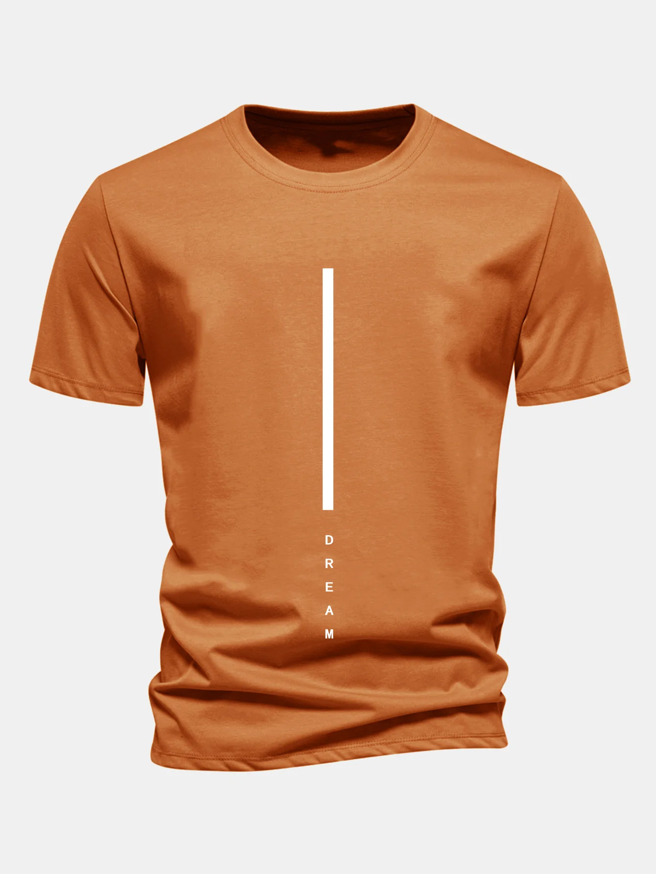 Regular Fit Dream Streifen Print Baumwoll-T-Shirt - Image 6