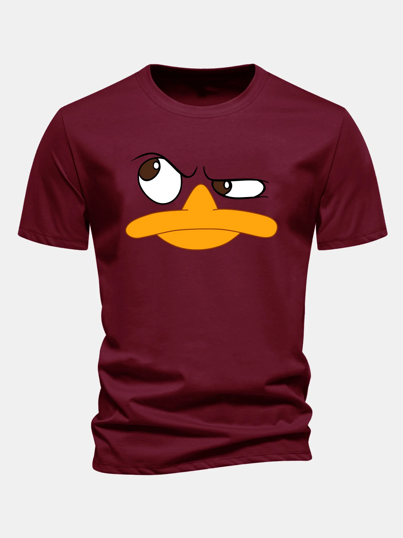 Regular Fit Emoji Duck Print Cotton T-Shirt - Image 10