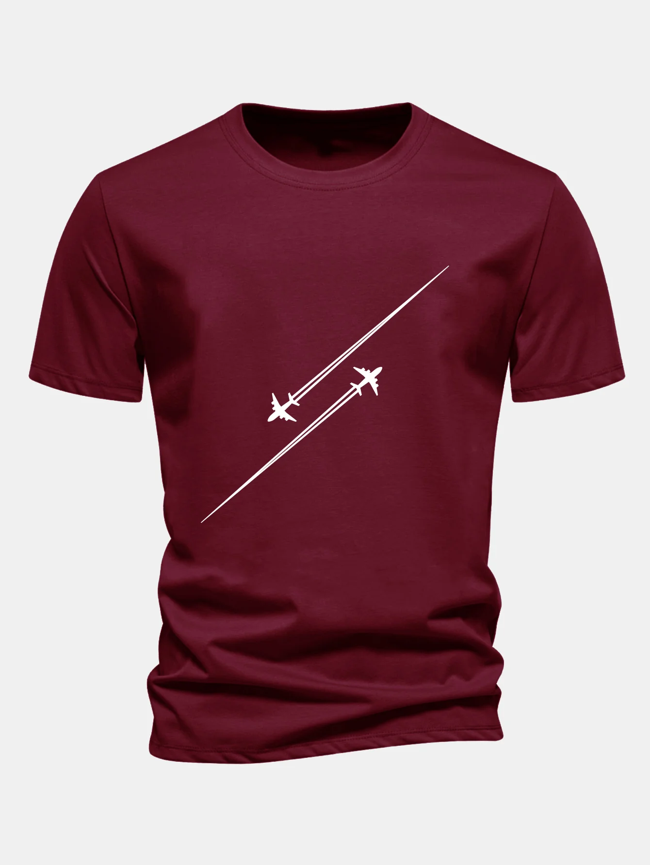 Regular Fit T-Shirt aus Baumwolle mit Kampfflugzeug-Print - Image 10