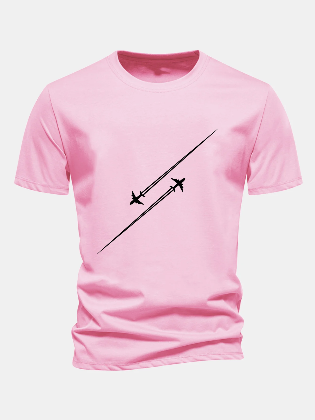 Regular Fit T-Shirt aus Baumwolle mit Kampfflugzeug-Print - Image 9