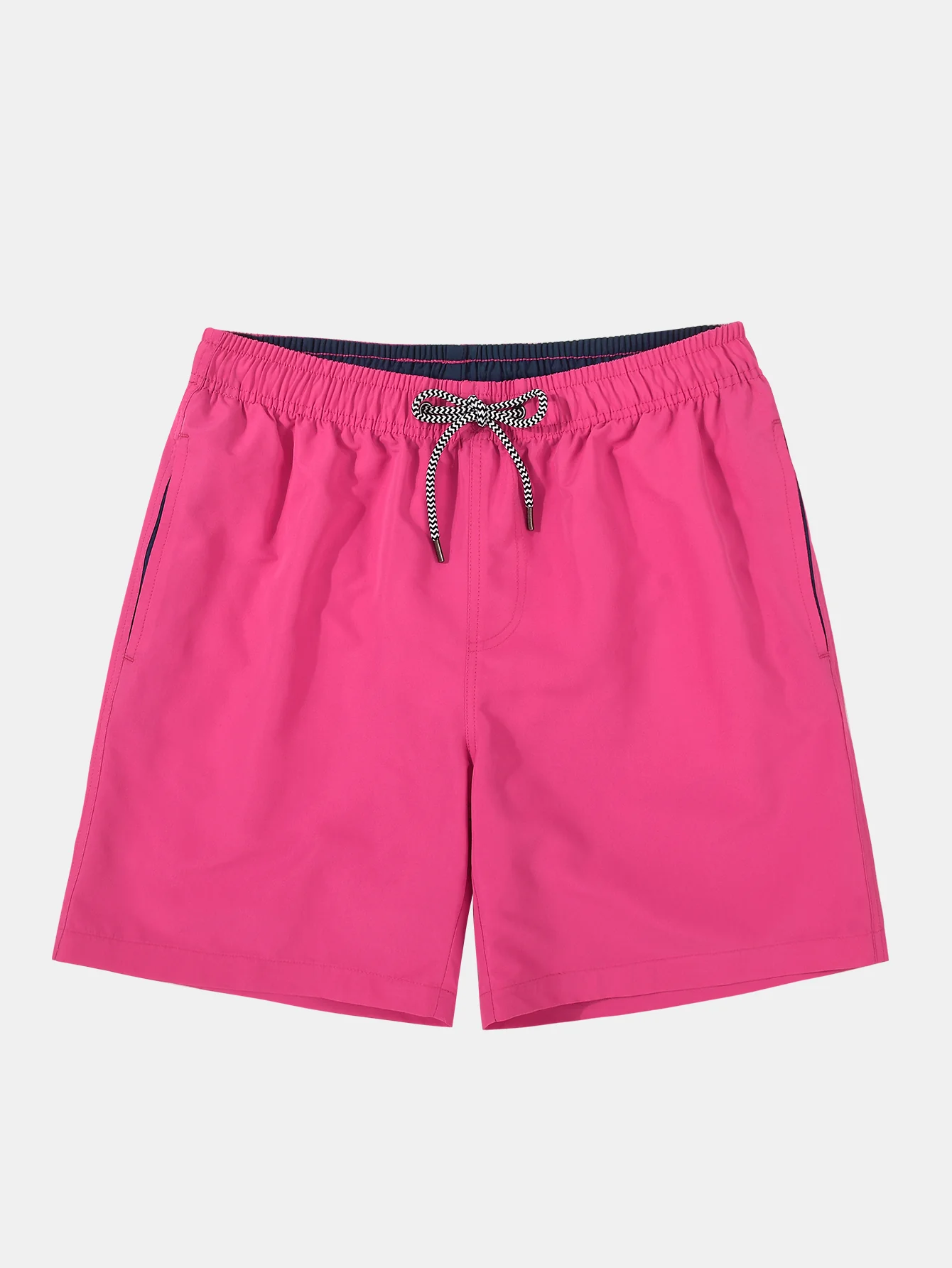 Regular Fit Good Life On Vacation Print Baumwoll-T-Shirt & Badehose mit kontrastierendem Bund - Image 5