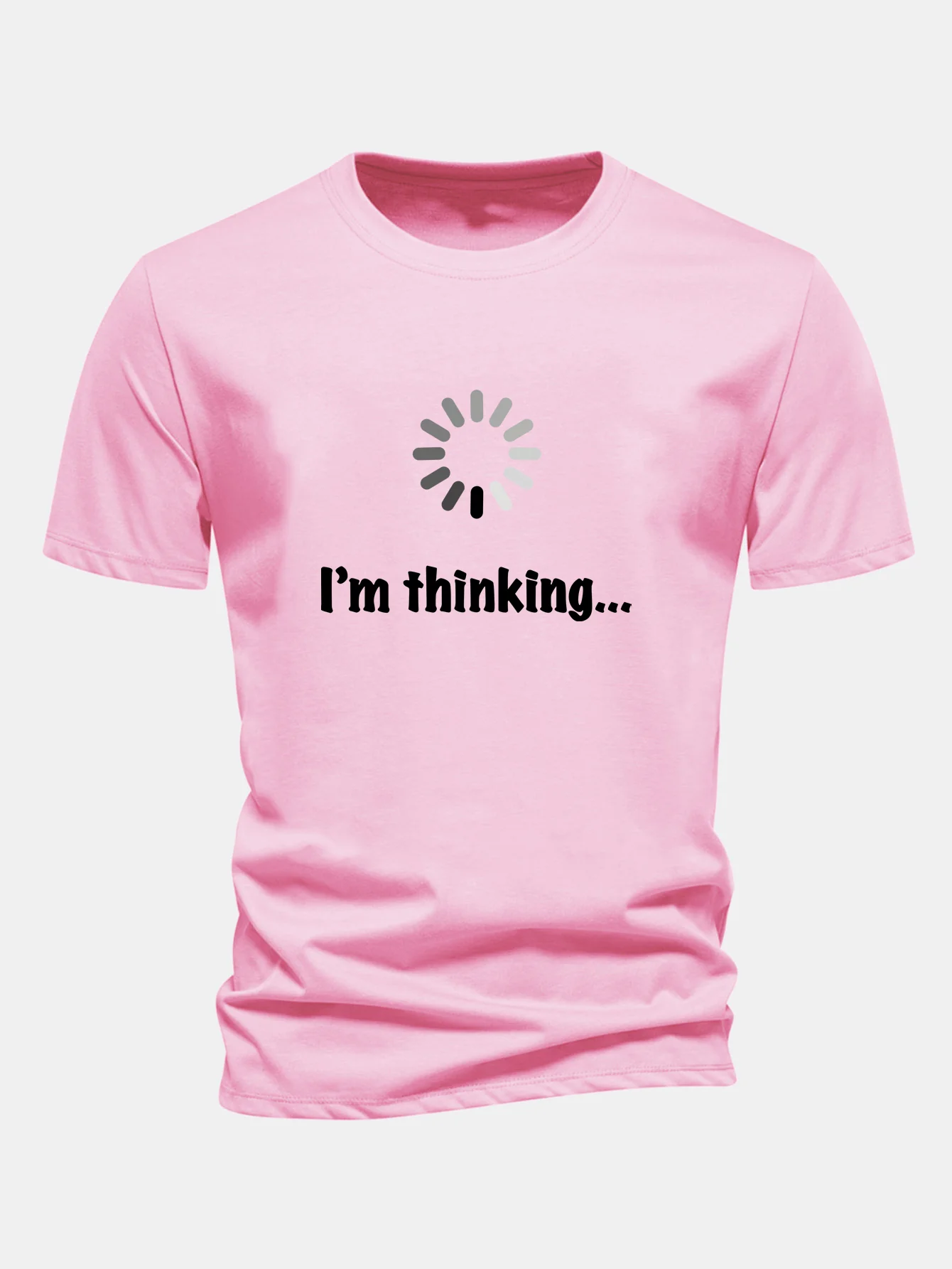 Regular Fit Ich Denke Print Baumwoll-T-Shirt - Image 10