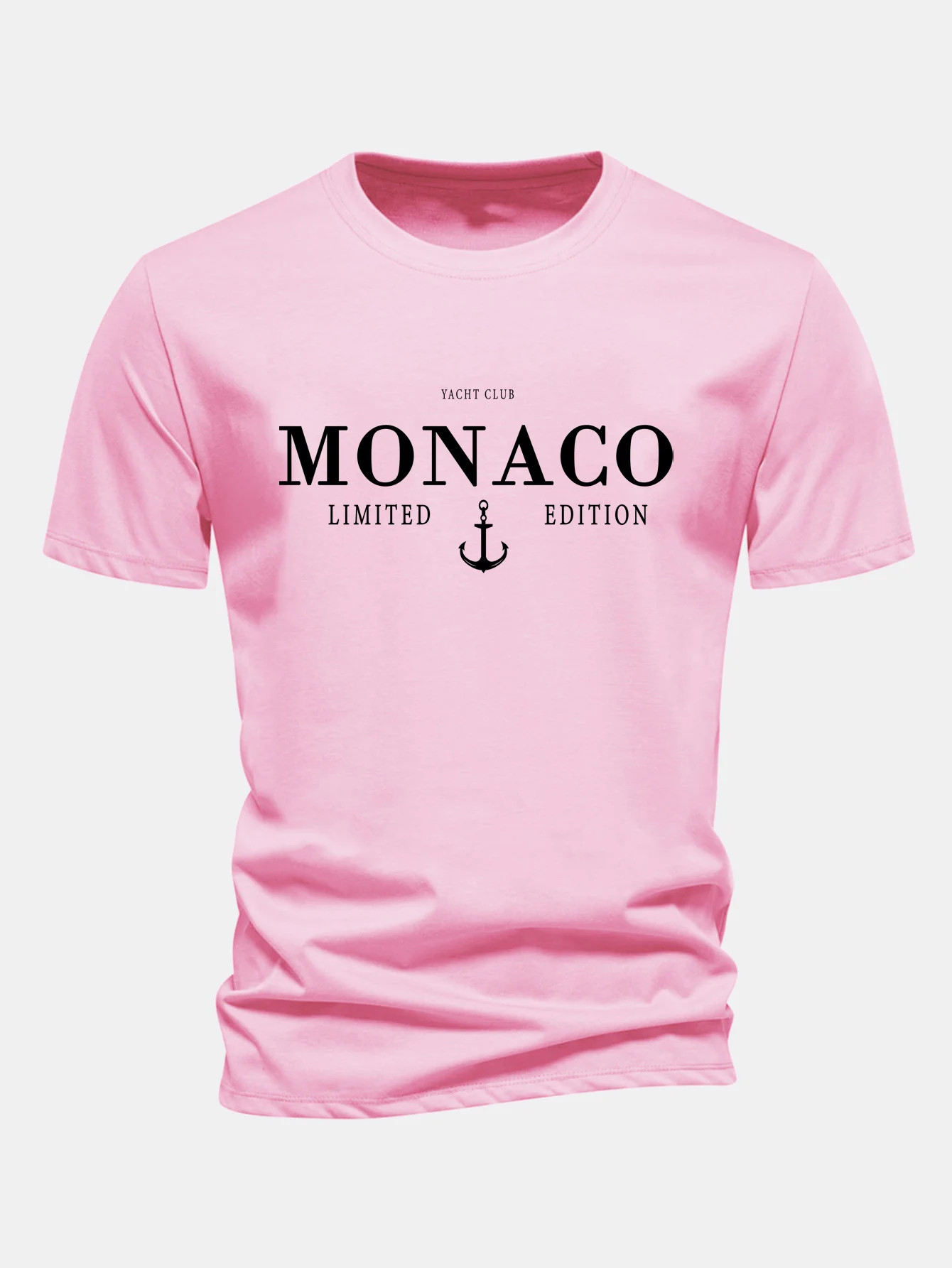 Regular Fit Monaco Slogan Baumwoll-T-Shirt - Image 6