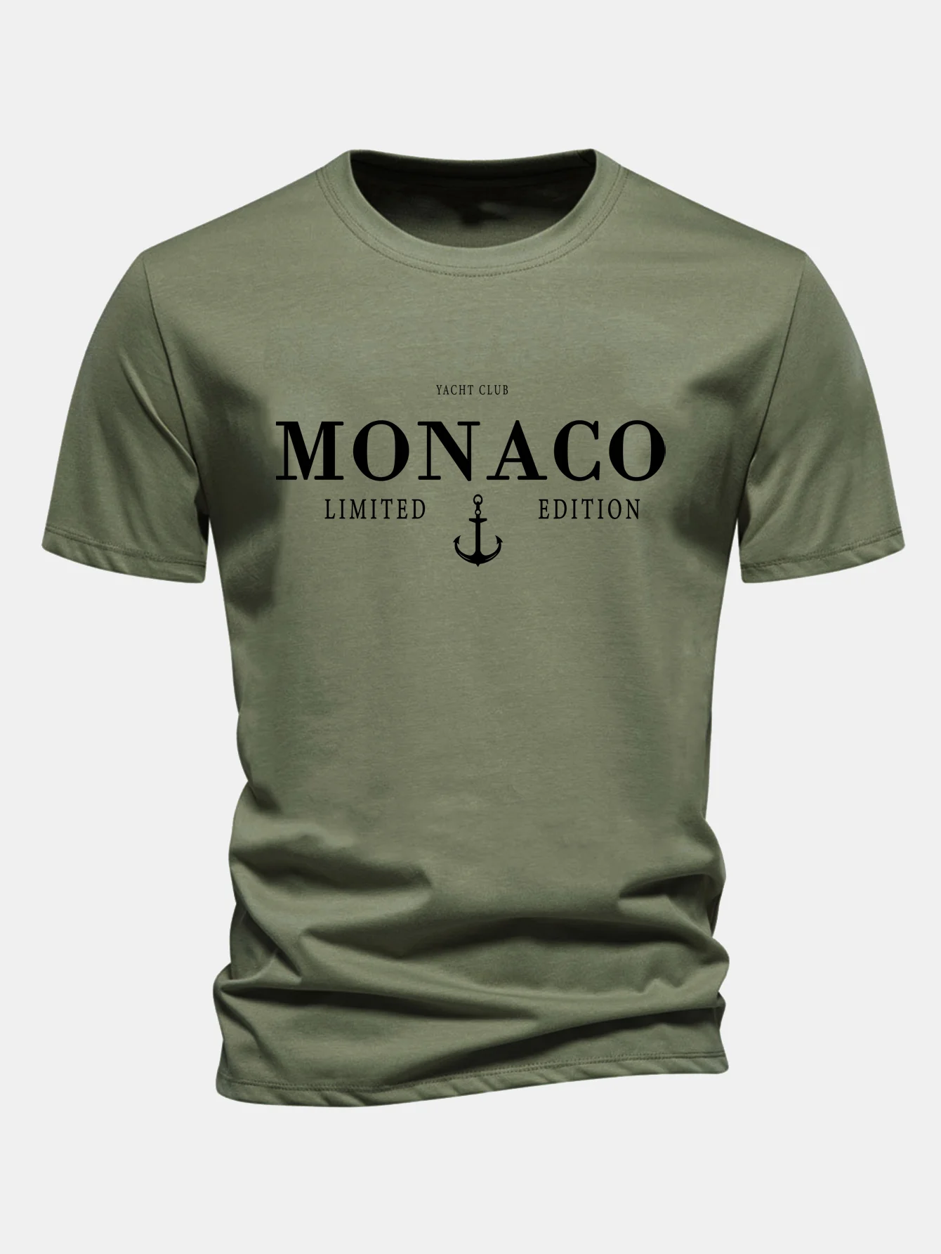 Regular Fit Monaco Slogan Baumwoll-T-Shirt - Image 7