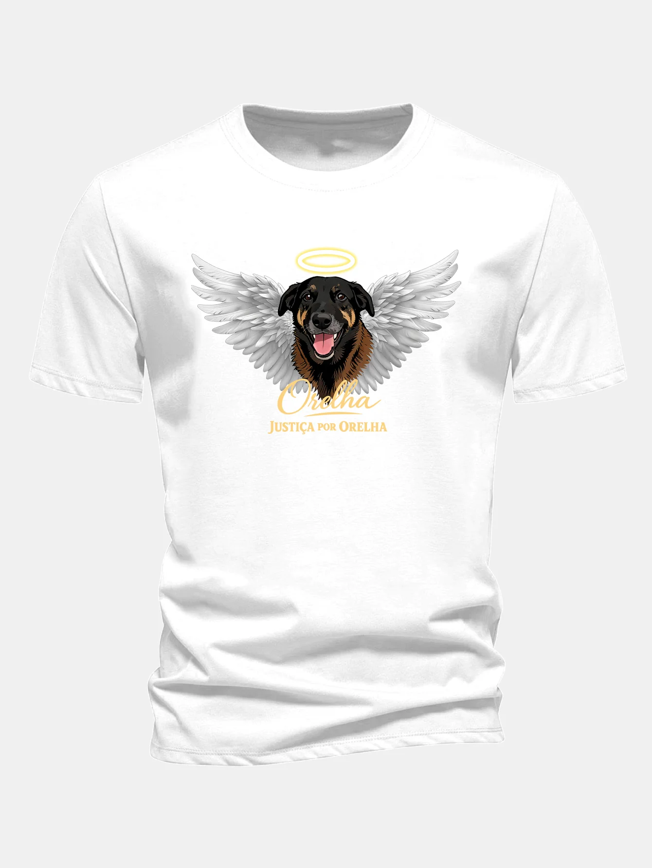Regular Fit Orella Memorial Print Cotton T-Shirt