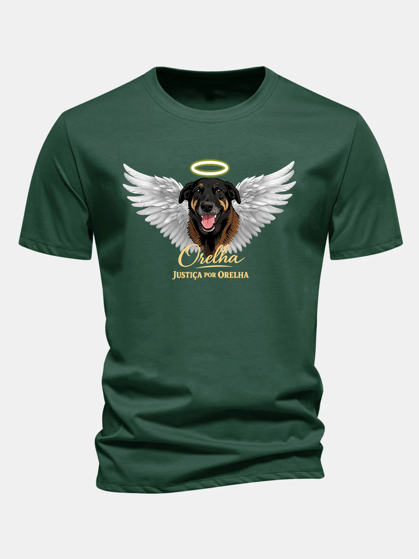 Regular Fit Orella Memorial Print Cotton T-Shirt - Image 9