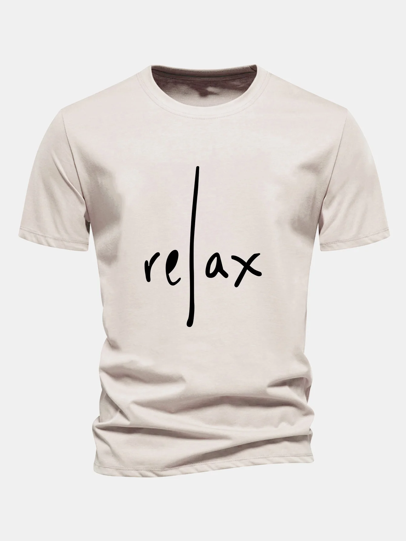 Regular Fit Relaxed Bedrucktes Baumwoll-T-Shirt