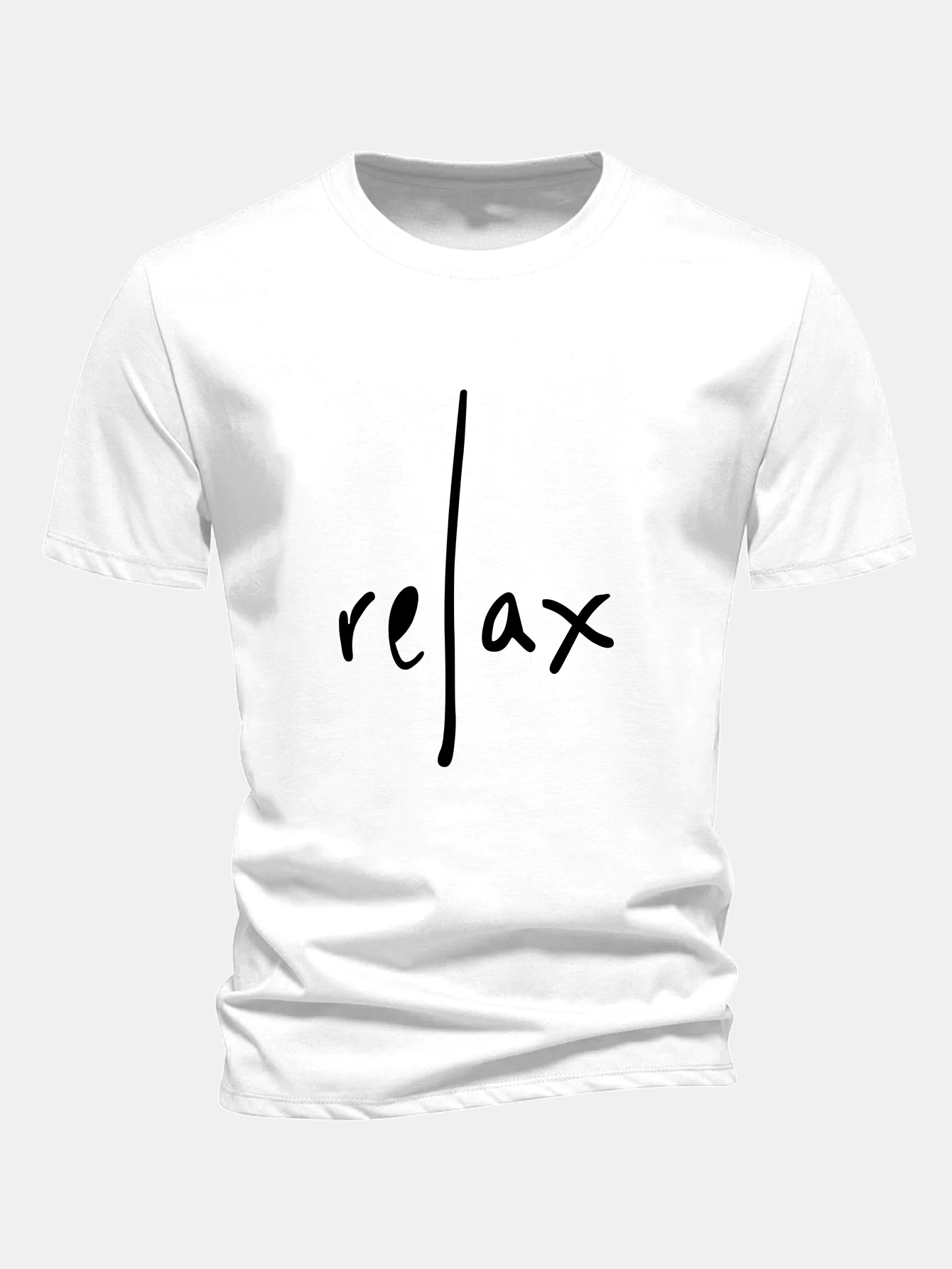 Regular Fit Relaxed Bedrucktes Baumwoll-T-Shirt - Image 3