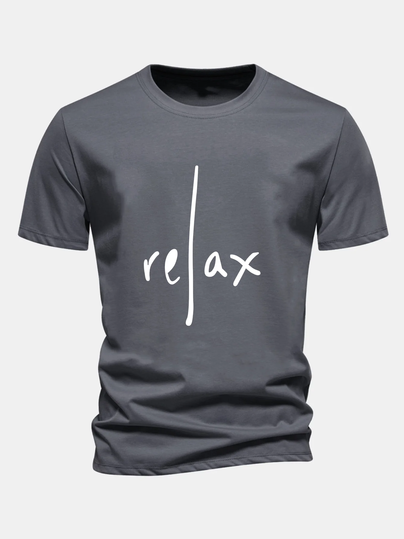 Regular Fit Relaxed Bedrucktes Baumwoll-T-Shirt - Image 5