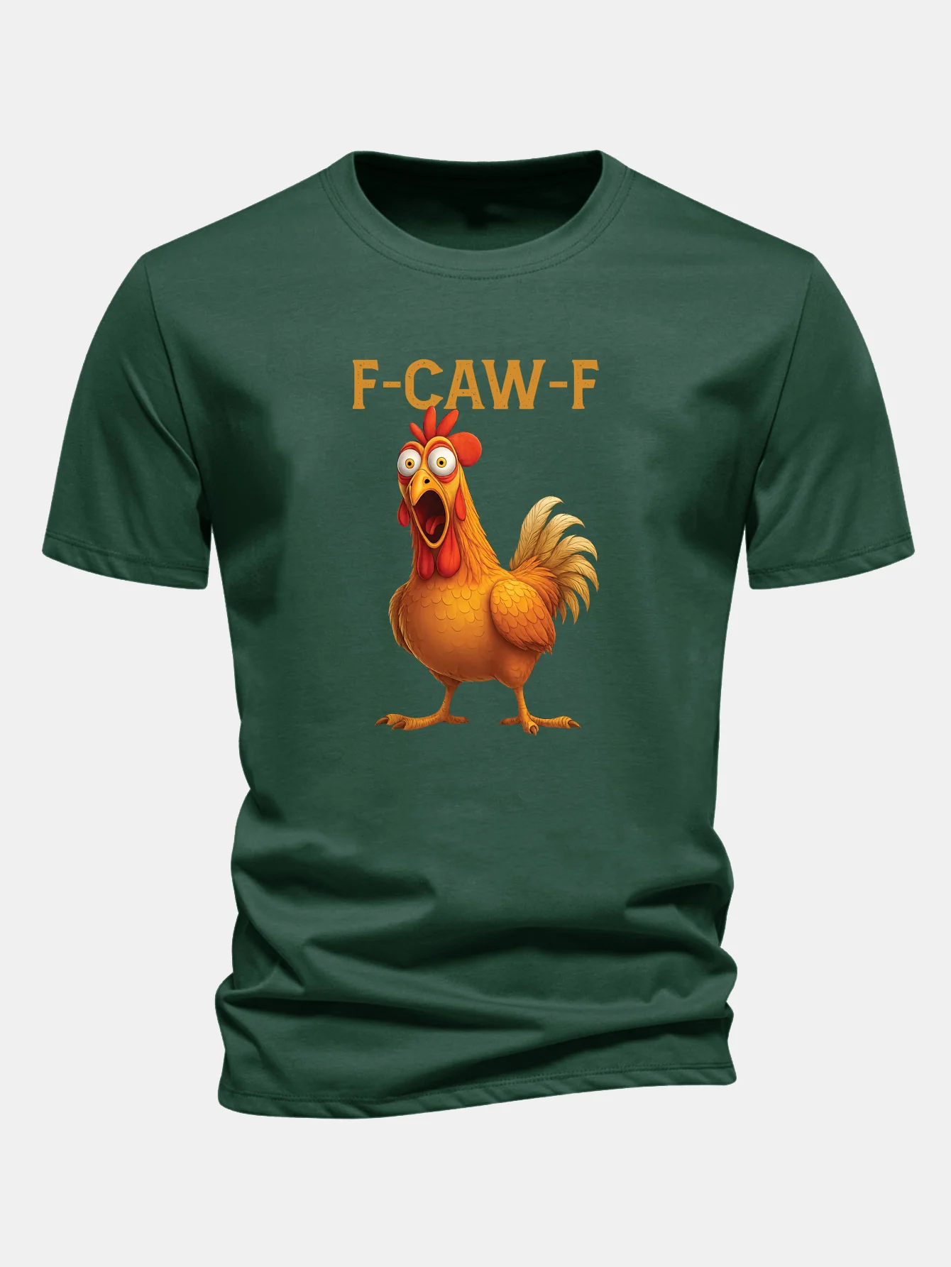 Regular Fit T-Shirt aus Baumwolle mit Hahn-Print - Image 4