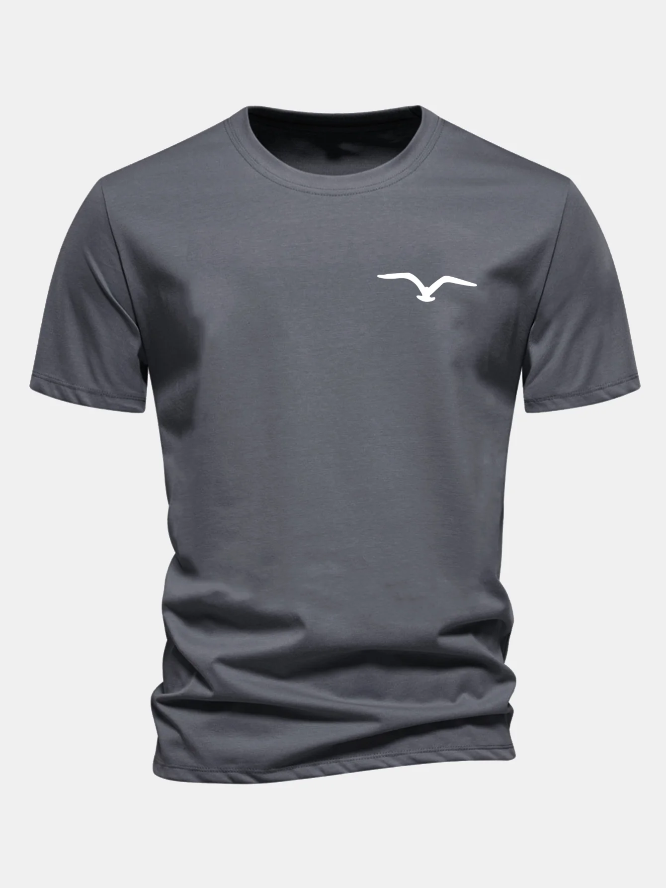 Regular Fit T-Shirt aus Baumwolle mit Möwen-Print - Image 11